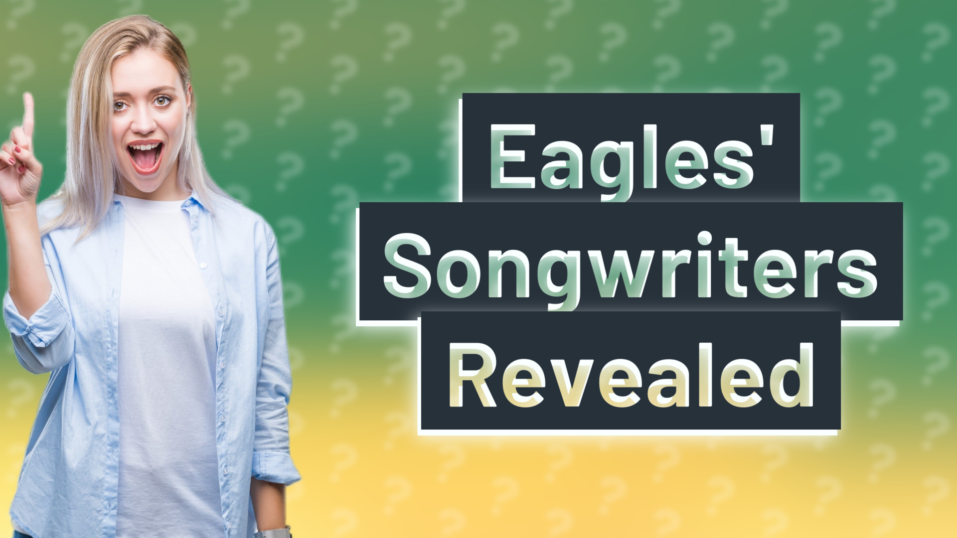 Eagles' Songwriters Revealed