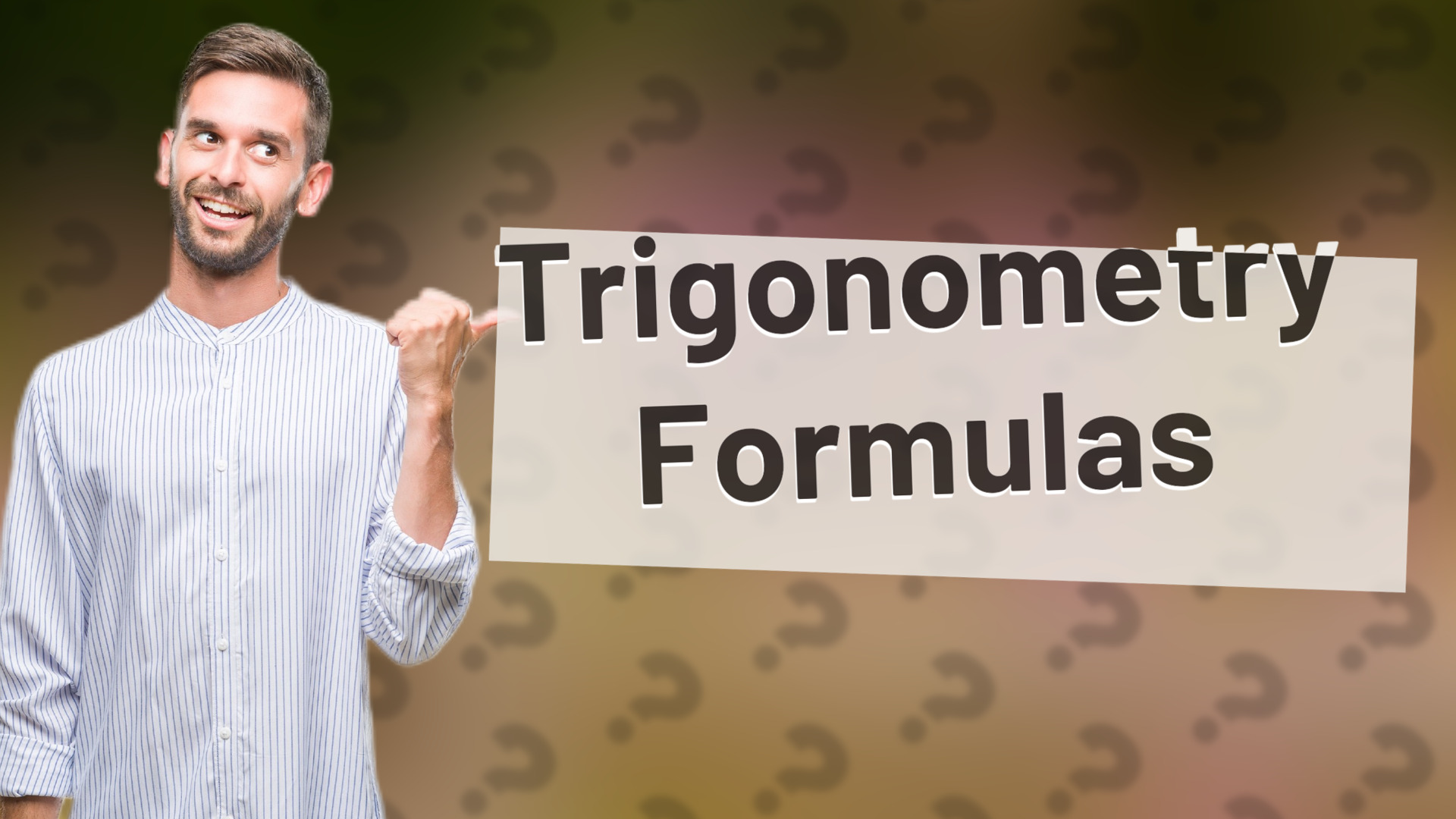 Trigonometry Formulas