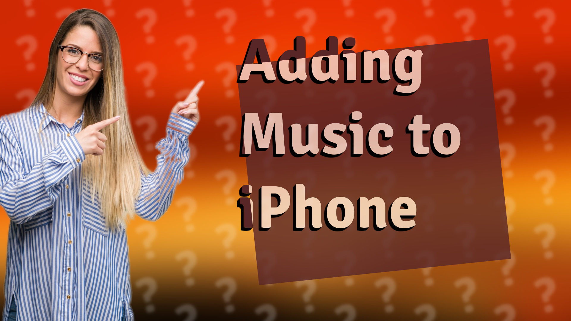Adding Music to iPhone