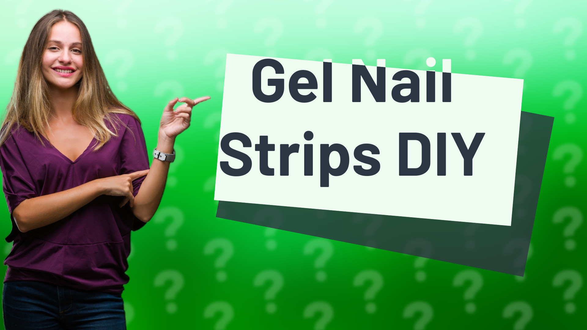 Gel Nail Strips DIY