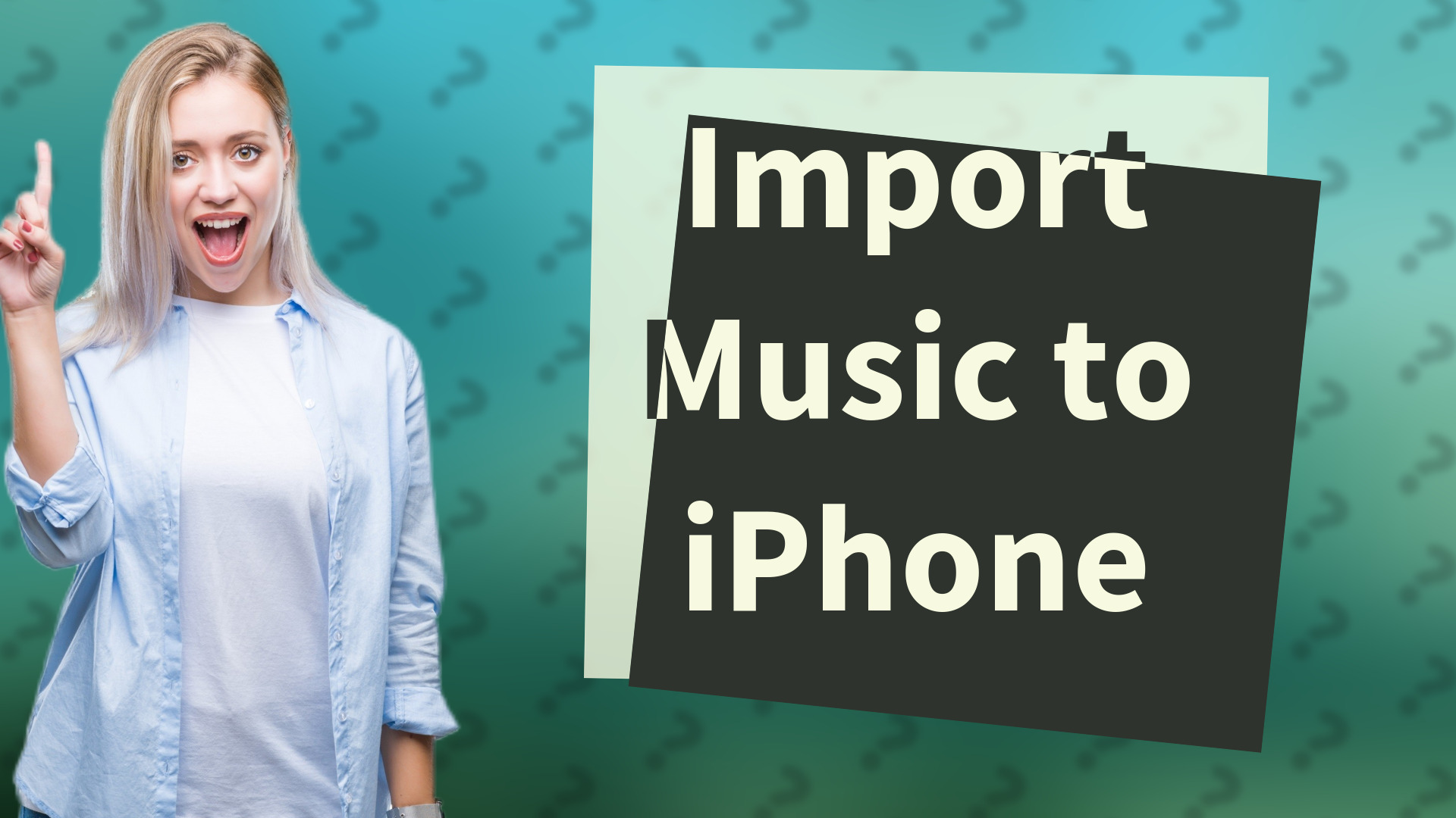 Import Music to iPhone