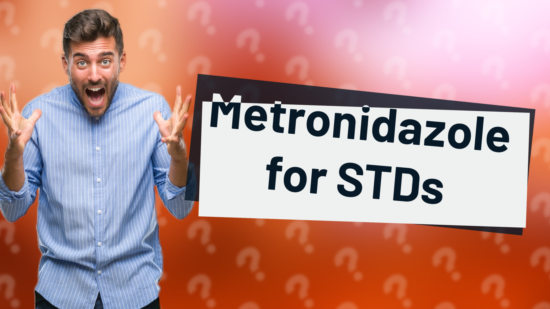 Metronidazole for STDs