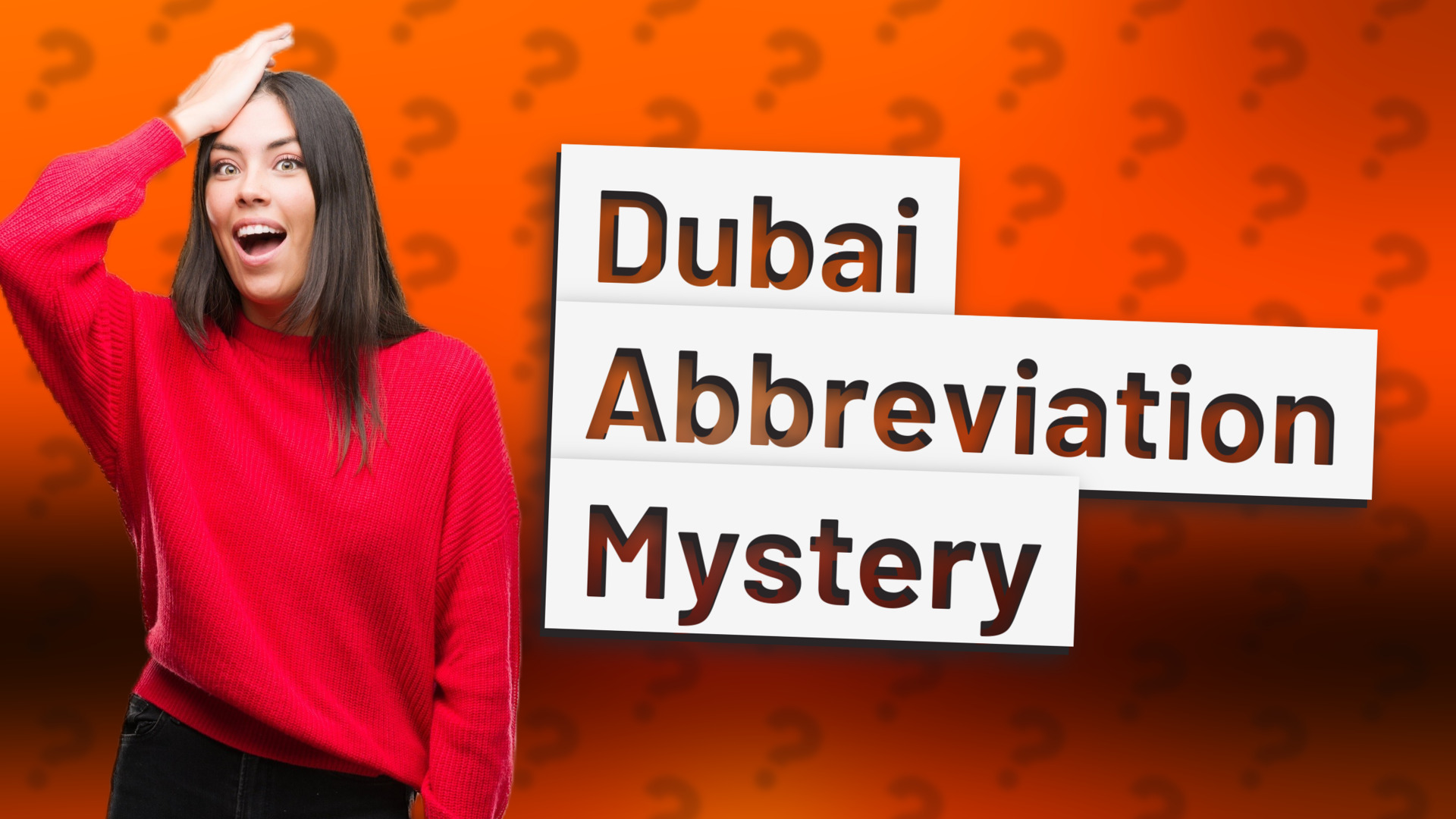 Dubai Abbreviation Mystery