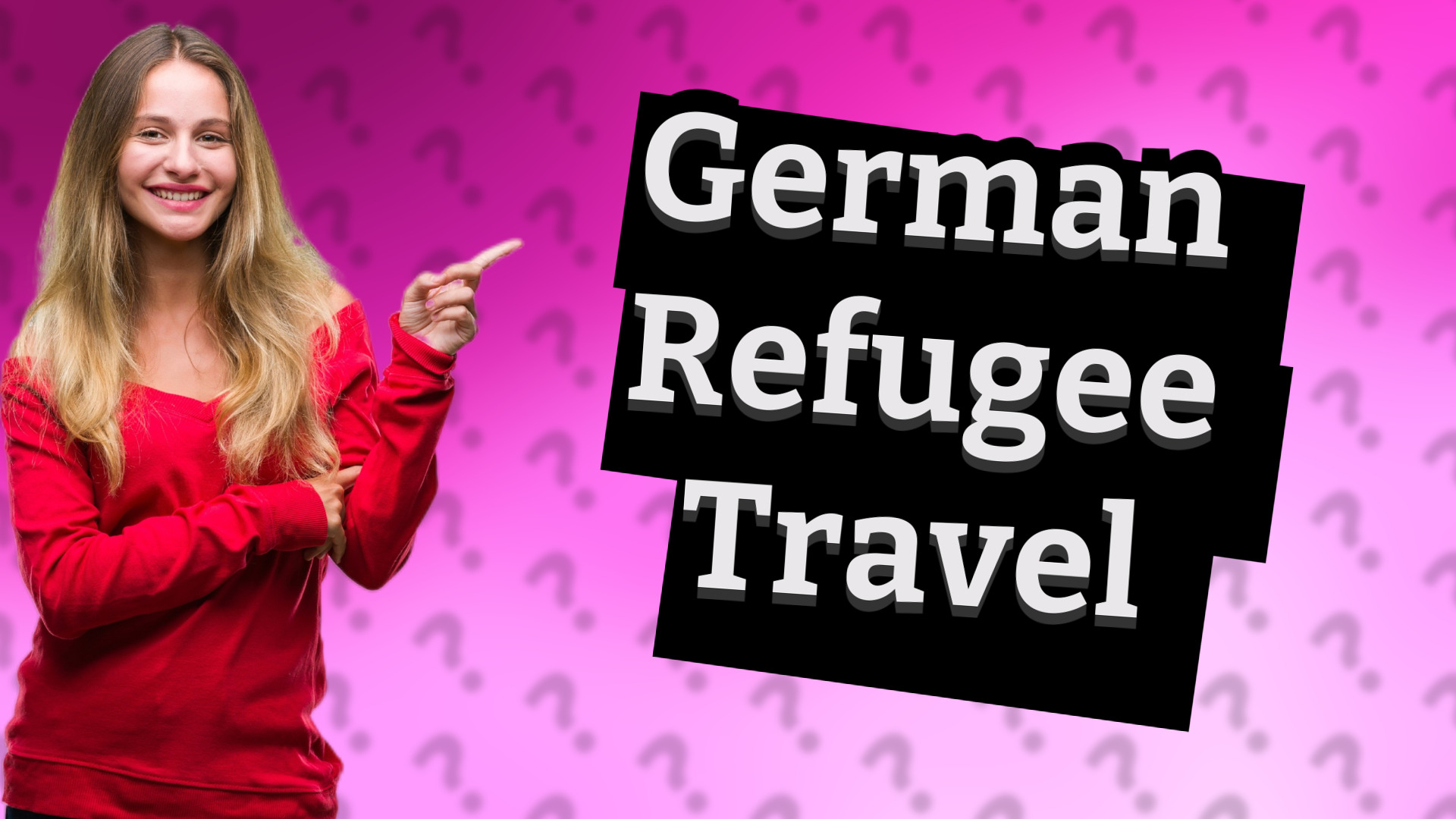 German Refugee Travel
