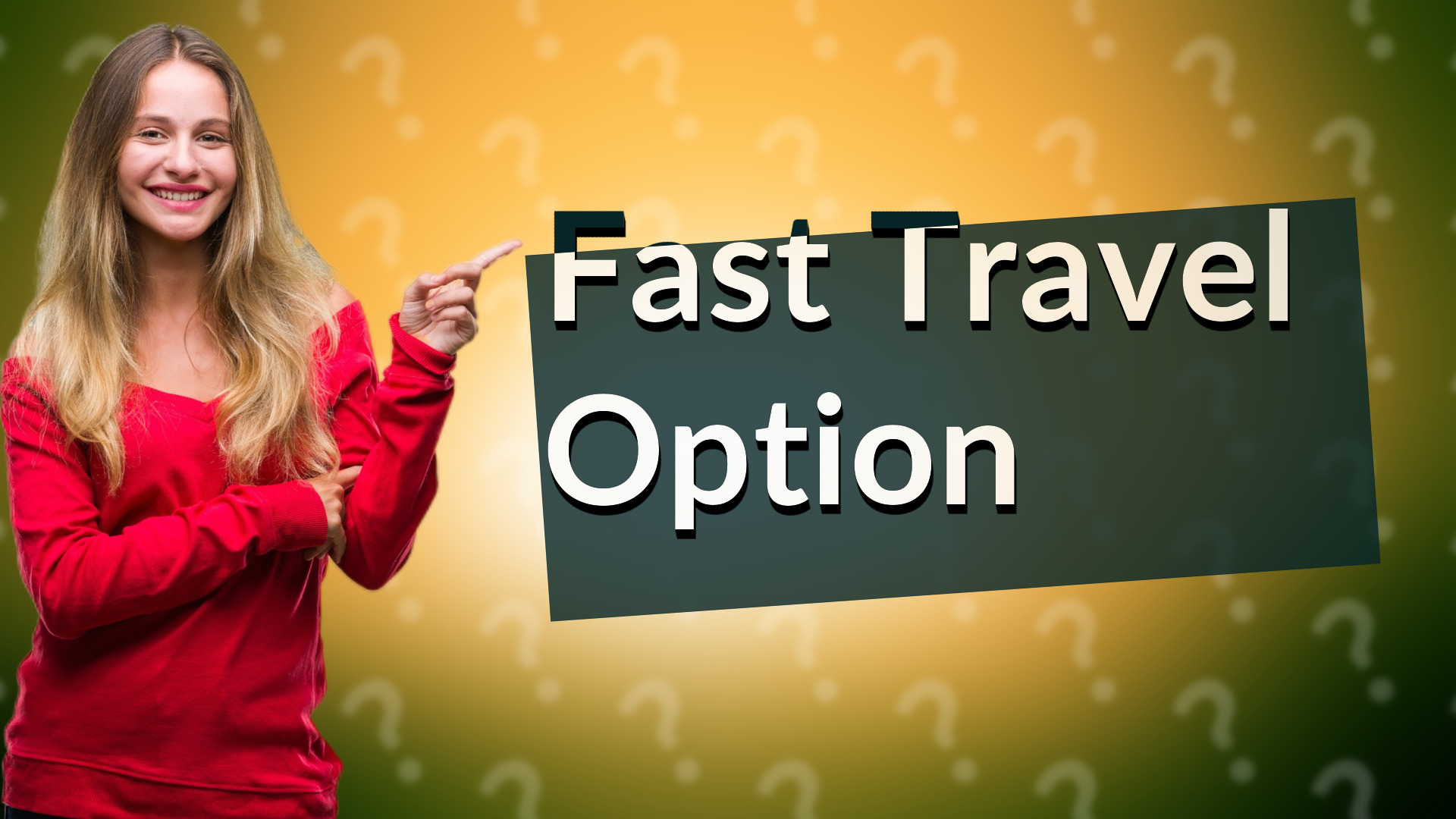 Fast Travel Option