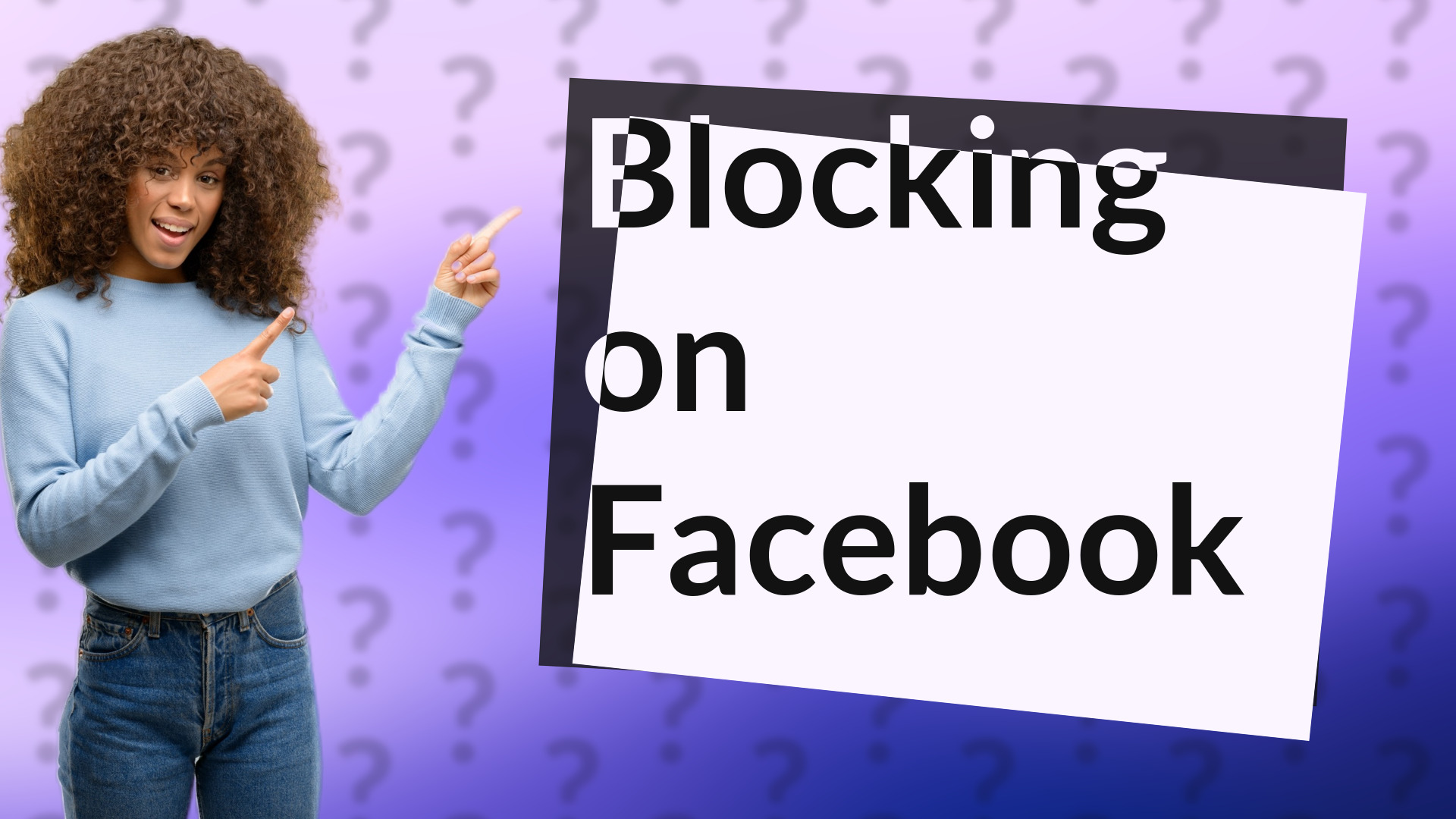 Blocking on Facebook