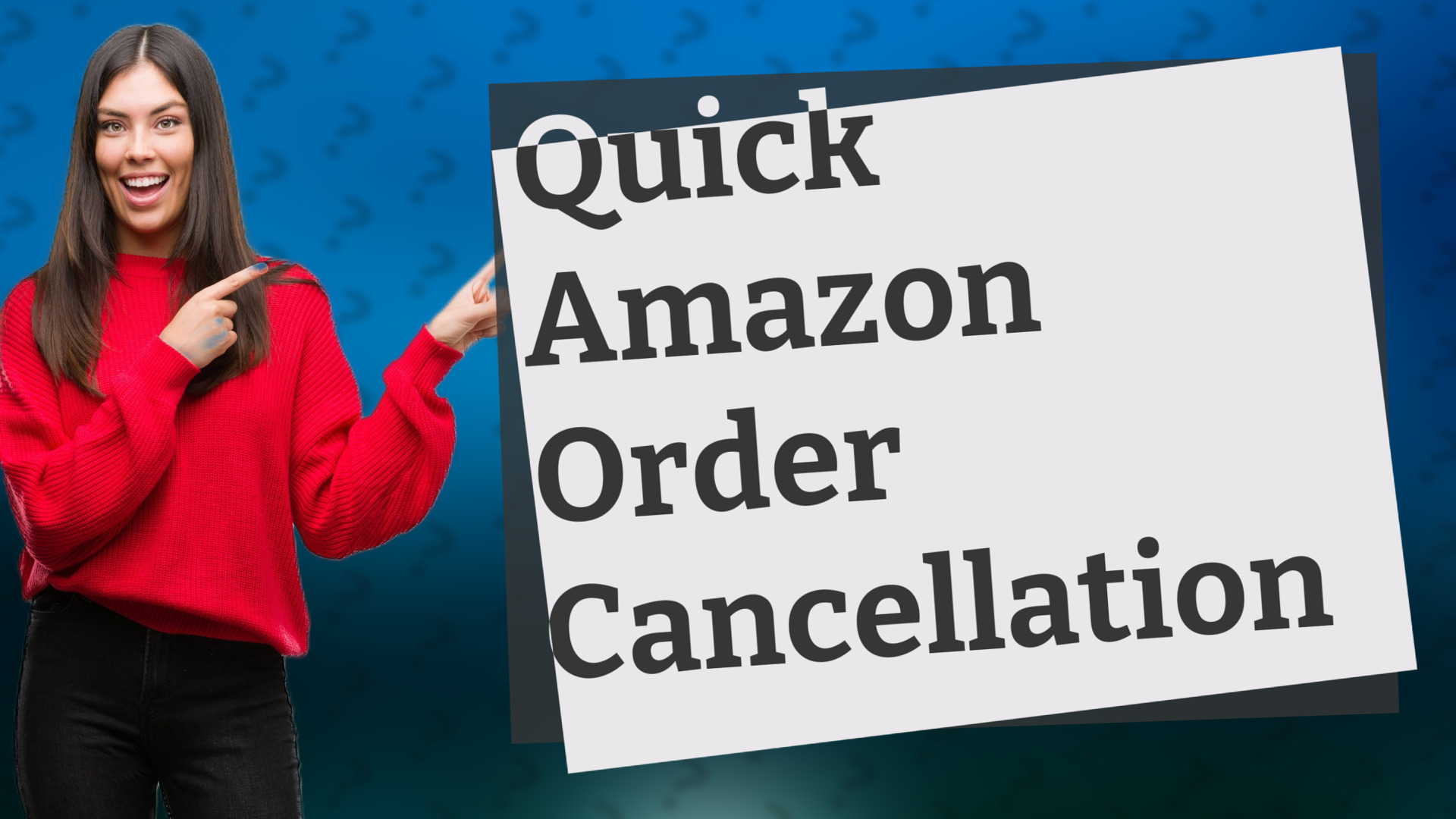 Quick Amazon Order Cancellation