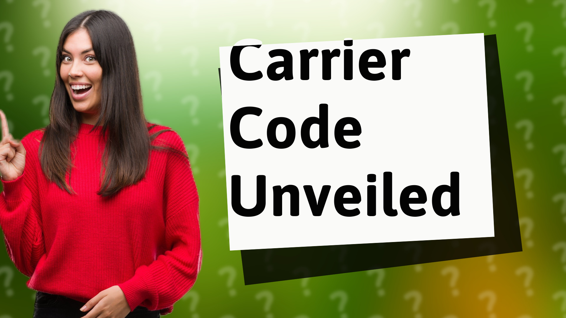 Carrier Code Unveiled