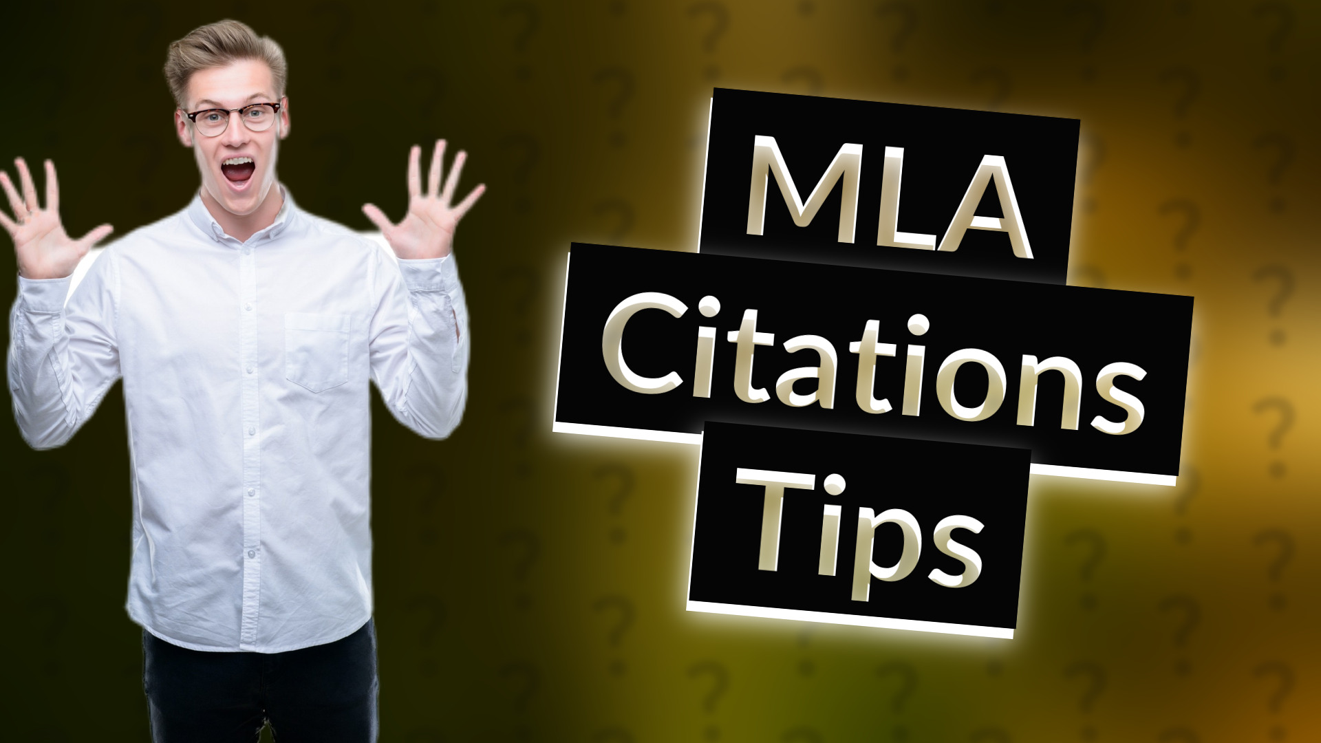MLA Citations Tips