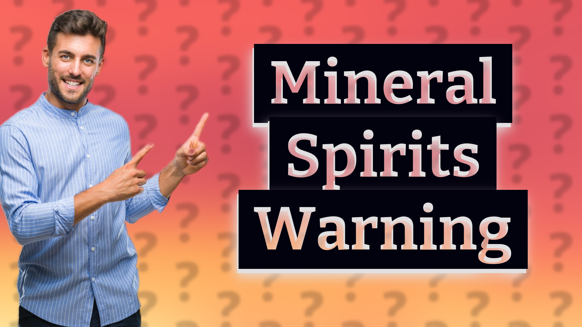 Mineral Spirits Warning