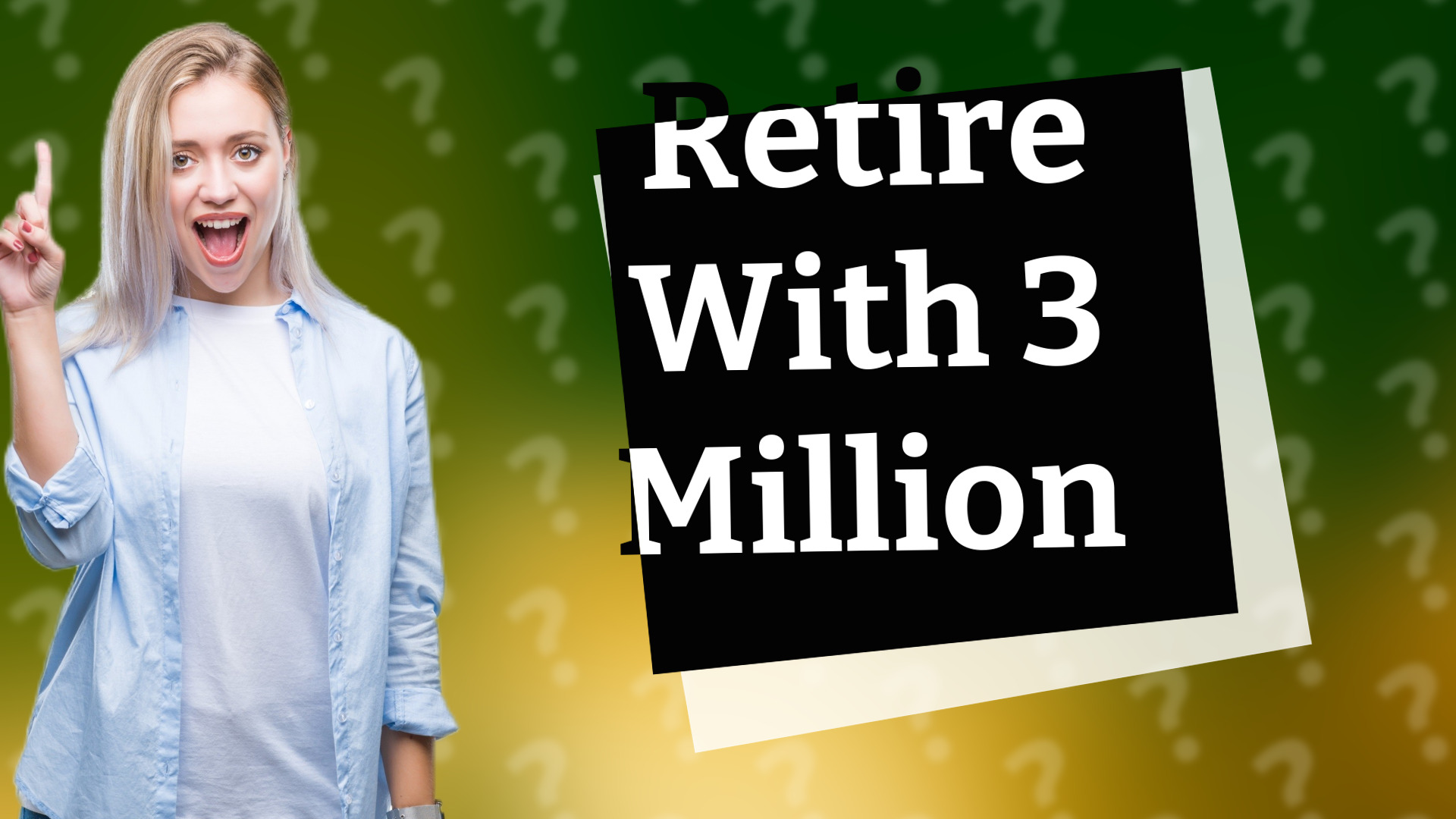 Retire With 3 Million