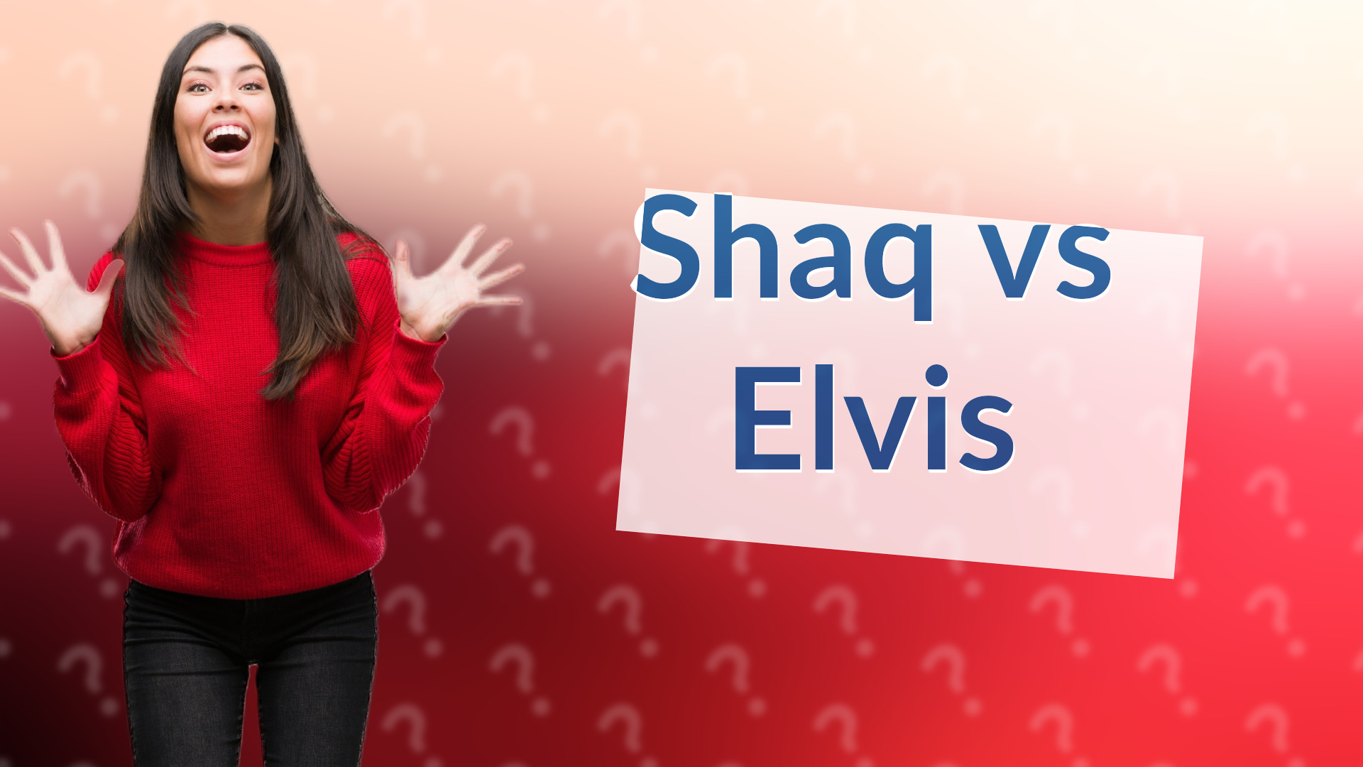 Shaq vs Elvis