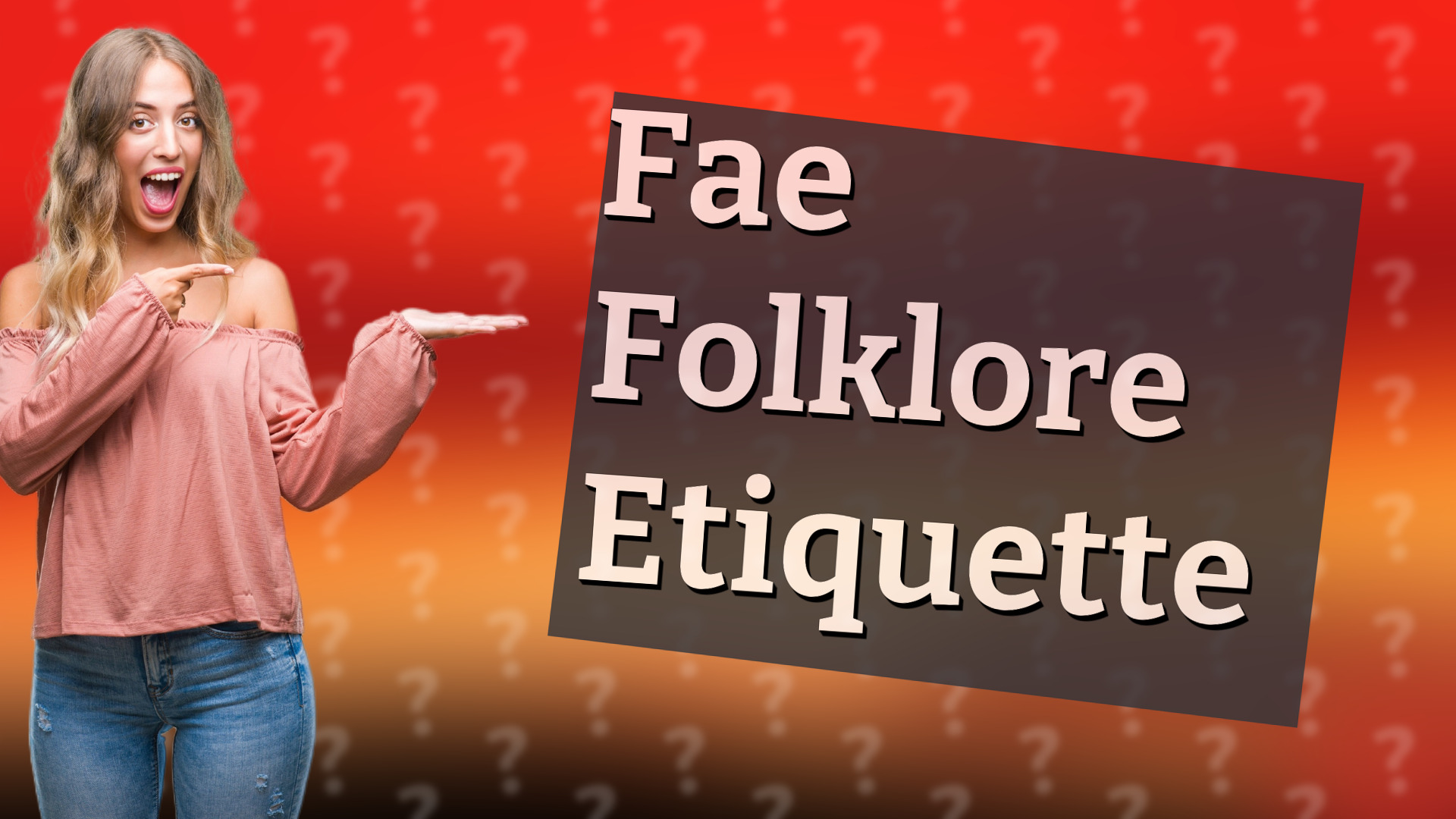 Fae Folklore Etiquette