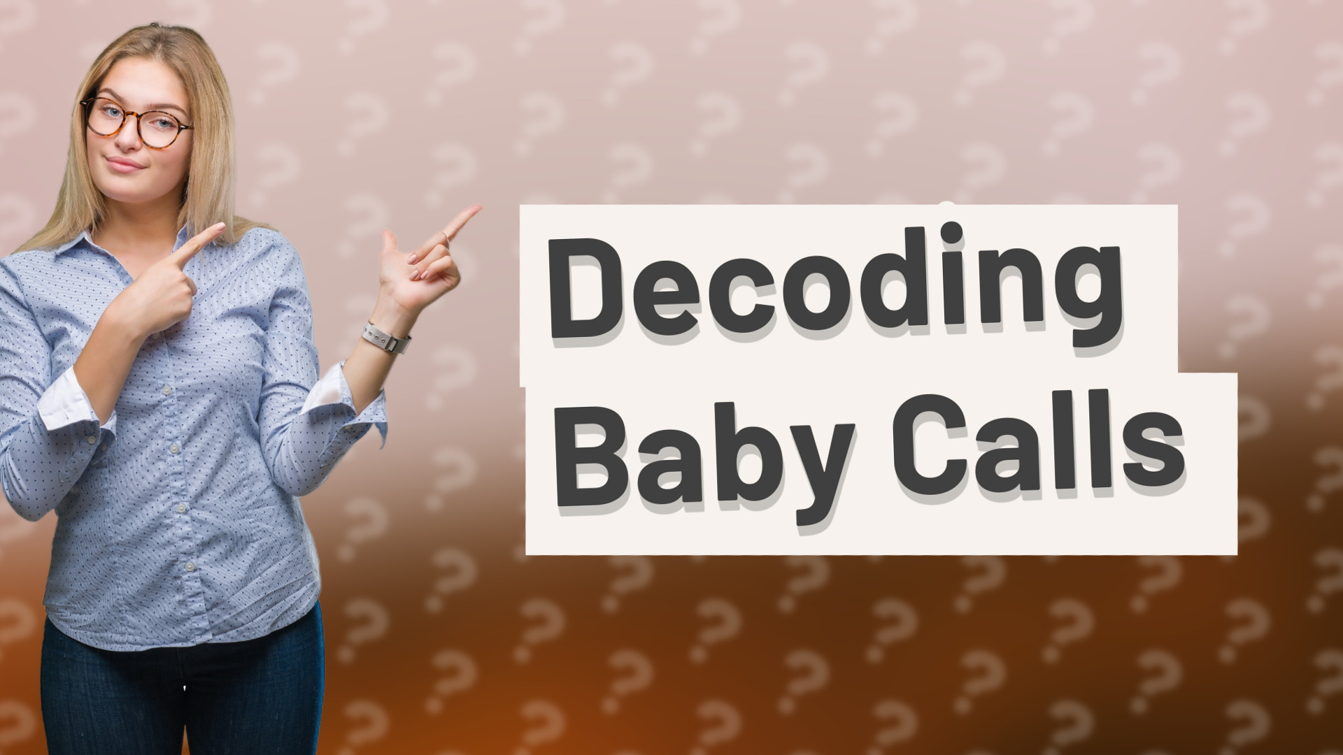 Decoding Baby Calls