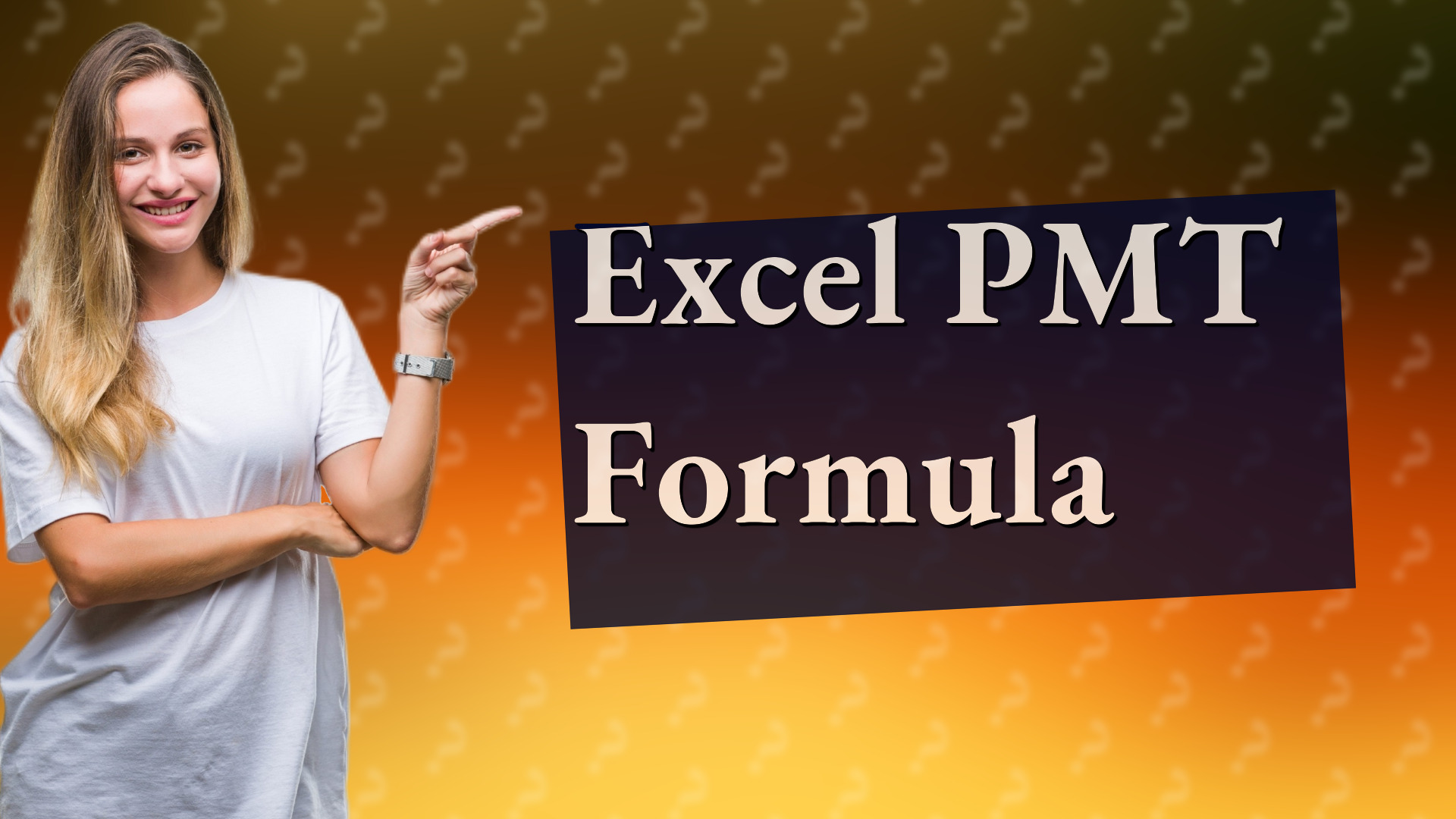 Excel PMT Formula