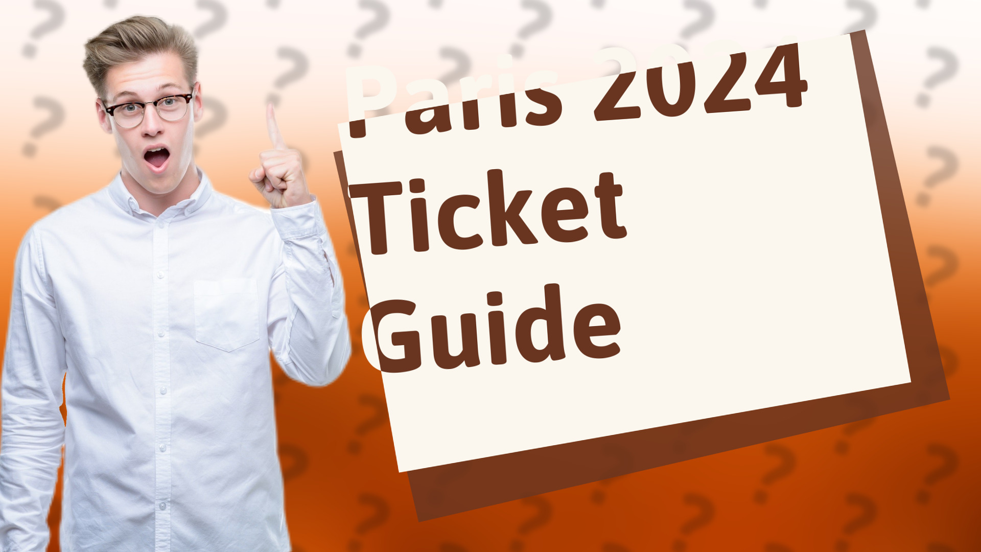 Paris 2024 Ticket Guide