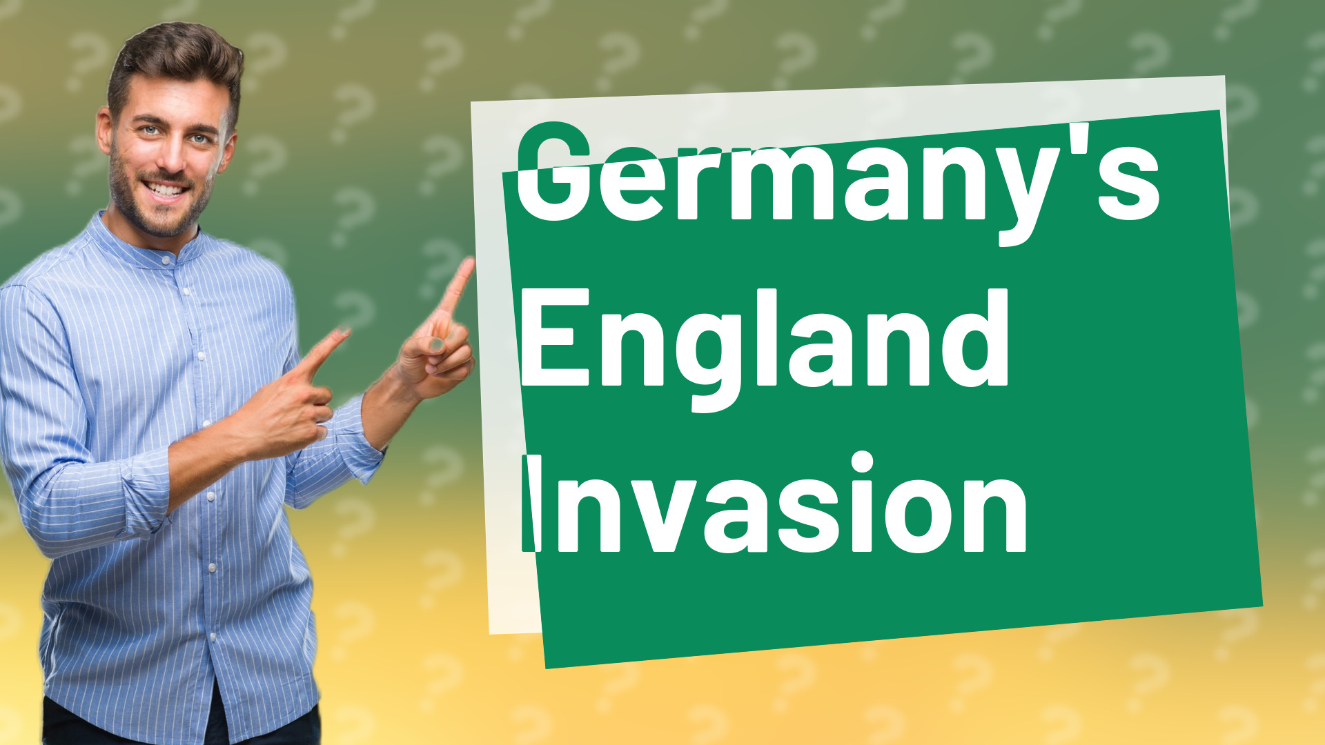 Germany's England Invasion