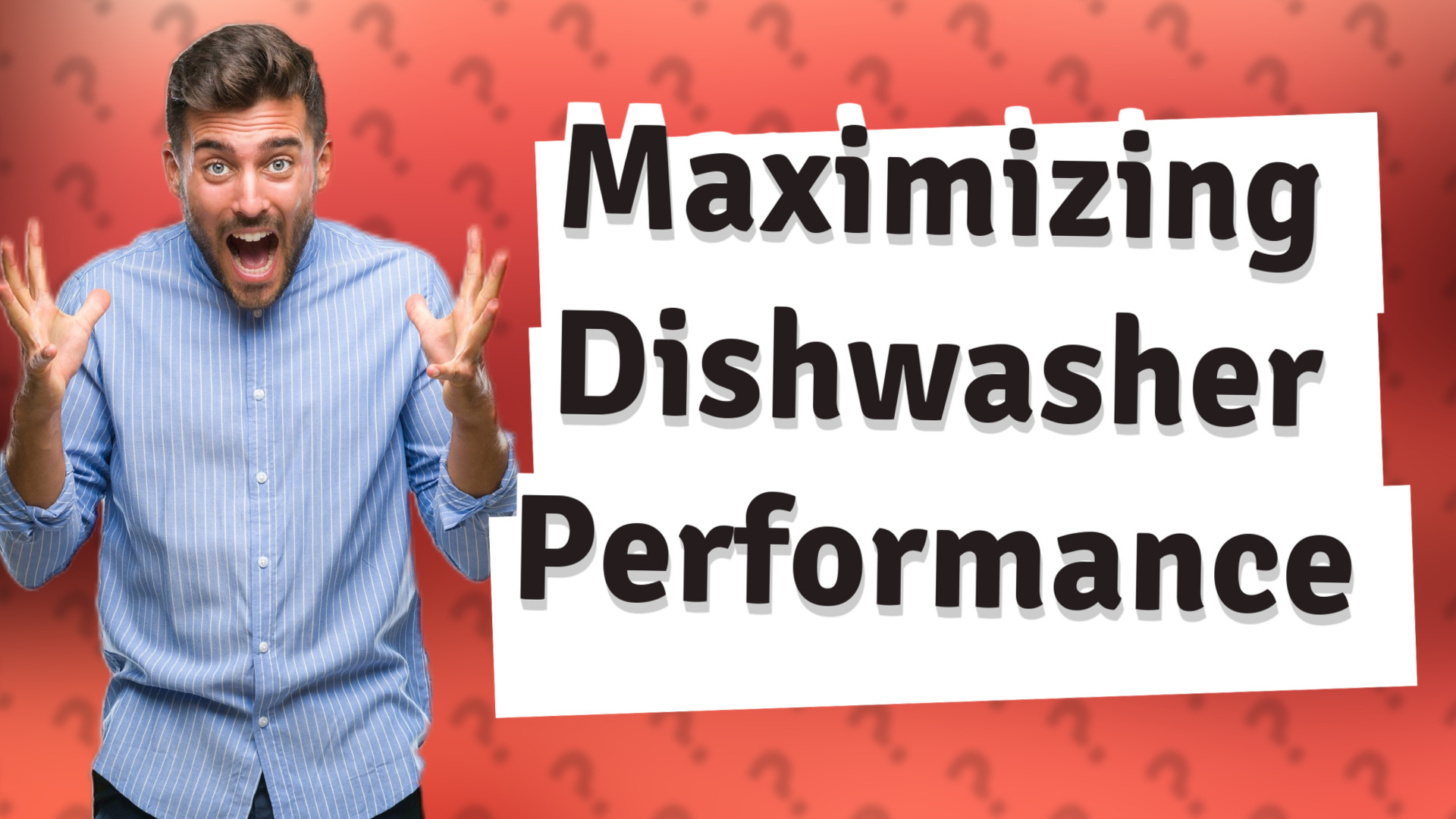 Maximizing Dishwasher Performance