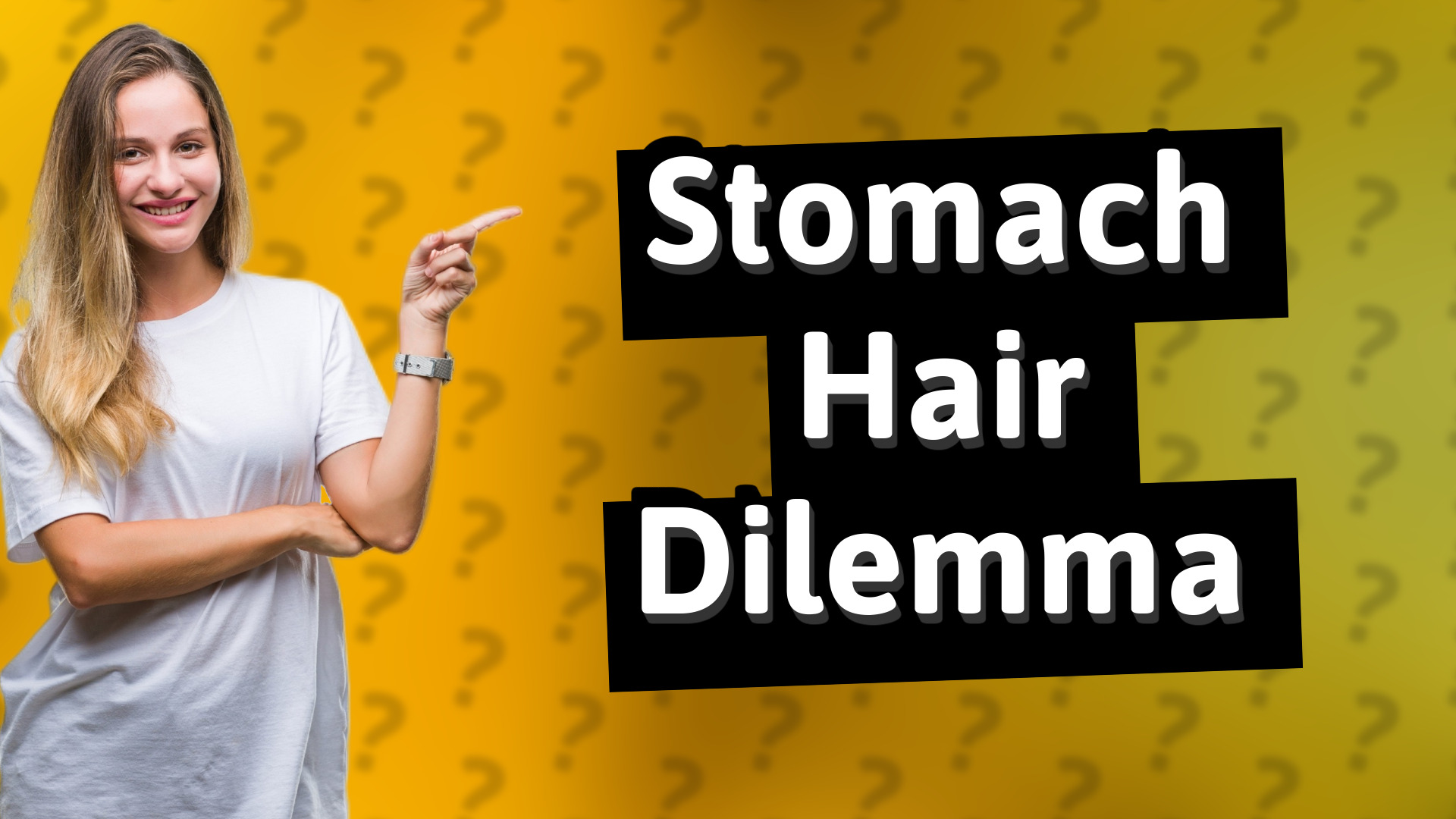 Stomach Hair Dilemma