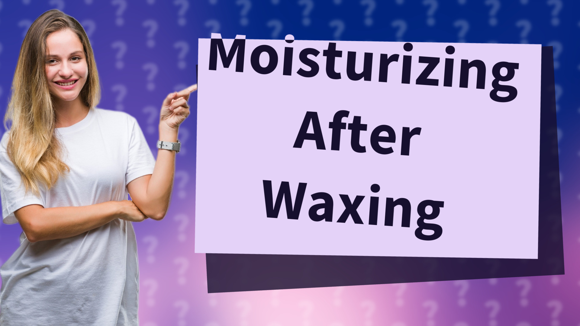 Moisturizing After Waxing
