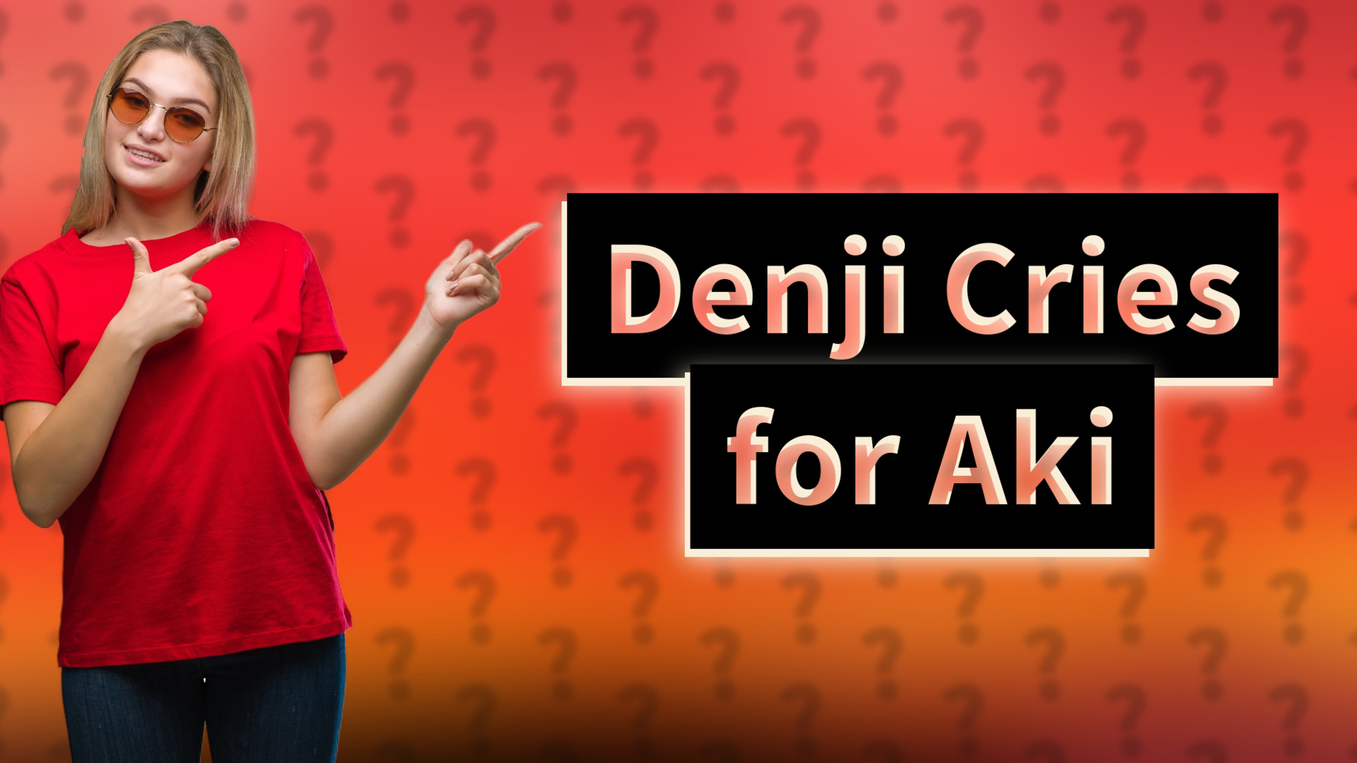 Denji Cries for Aki
