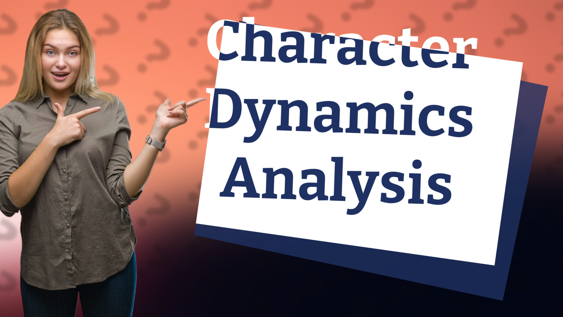Character Dynamics Analysis