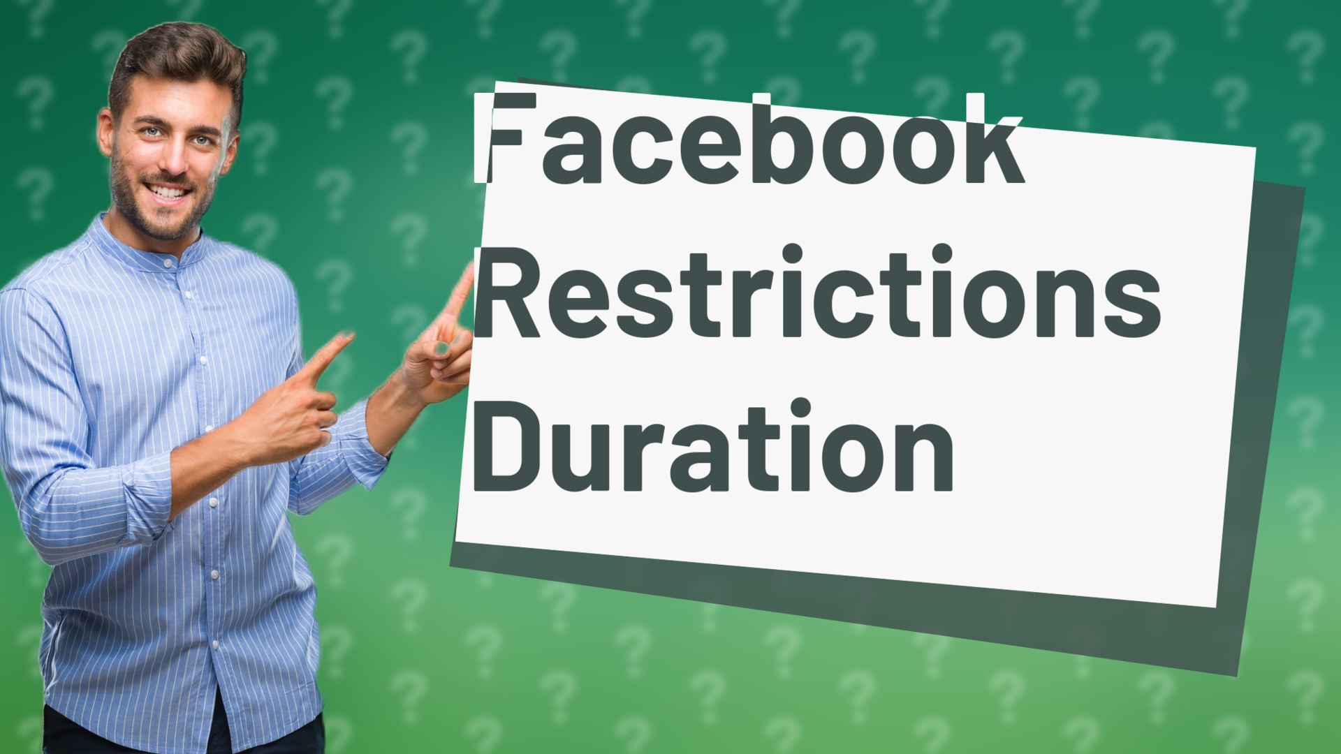 Facebook Restrictions Duration