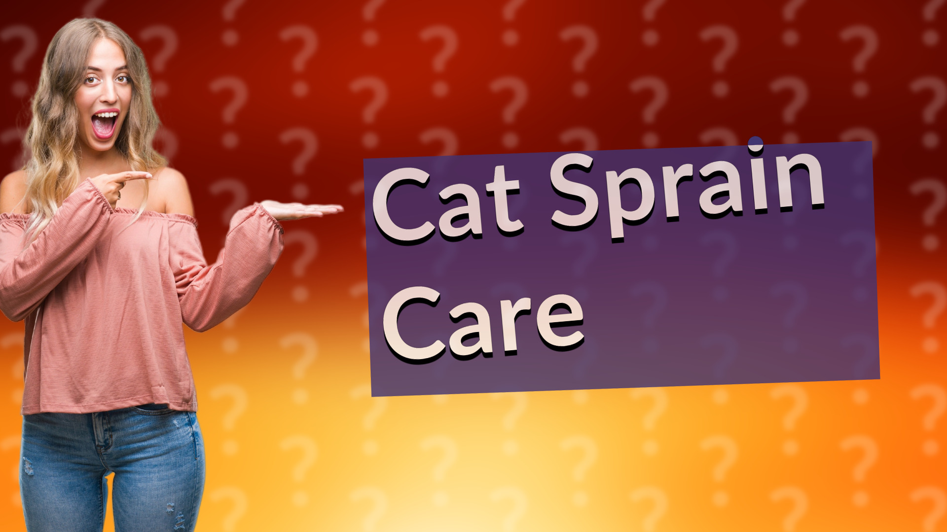 Cat Sprain Care
