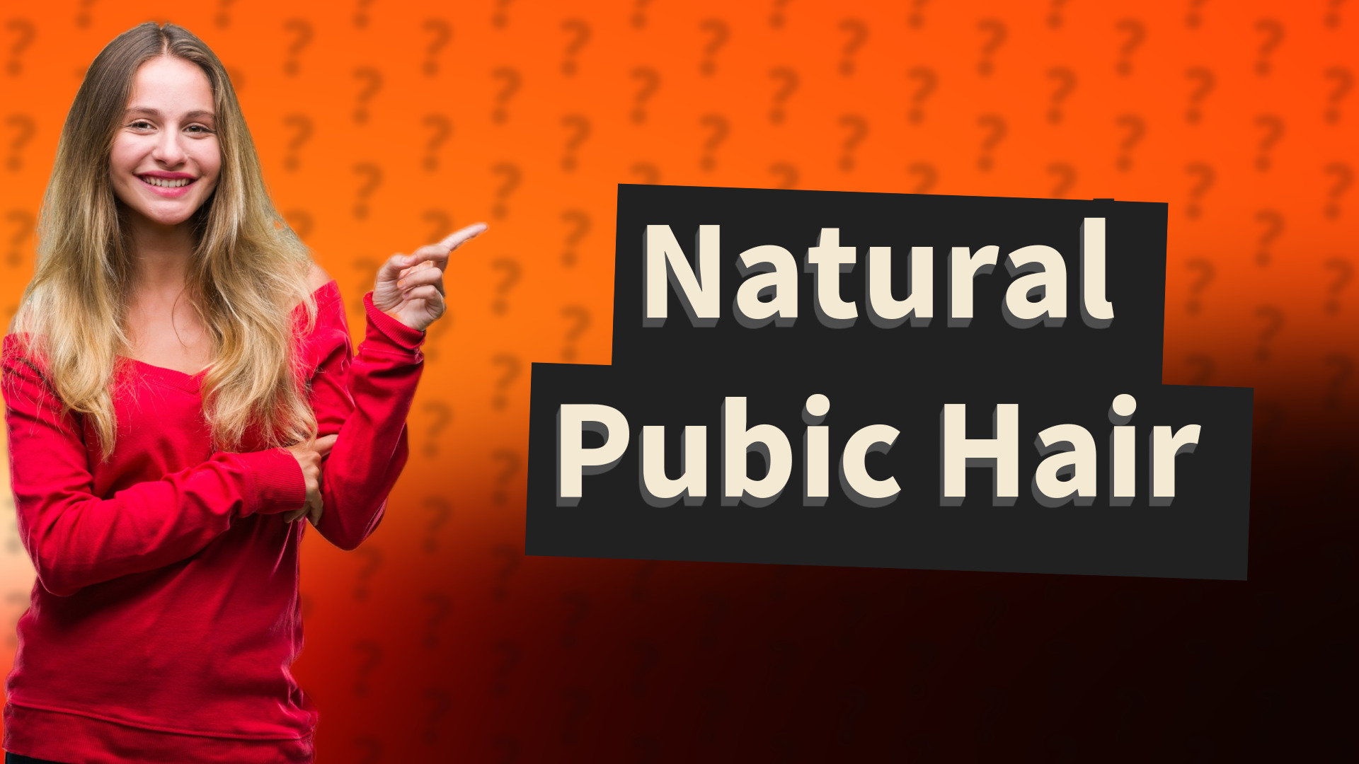 Natural Pubic Hair