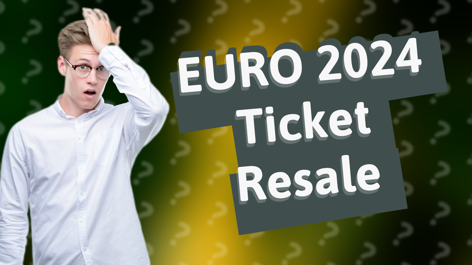 EURO 2024 Ticket Resale