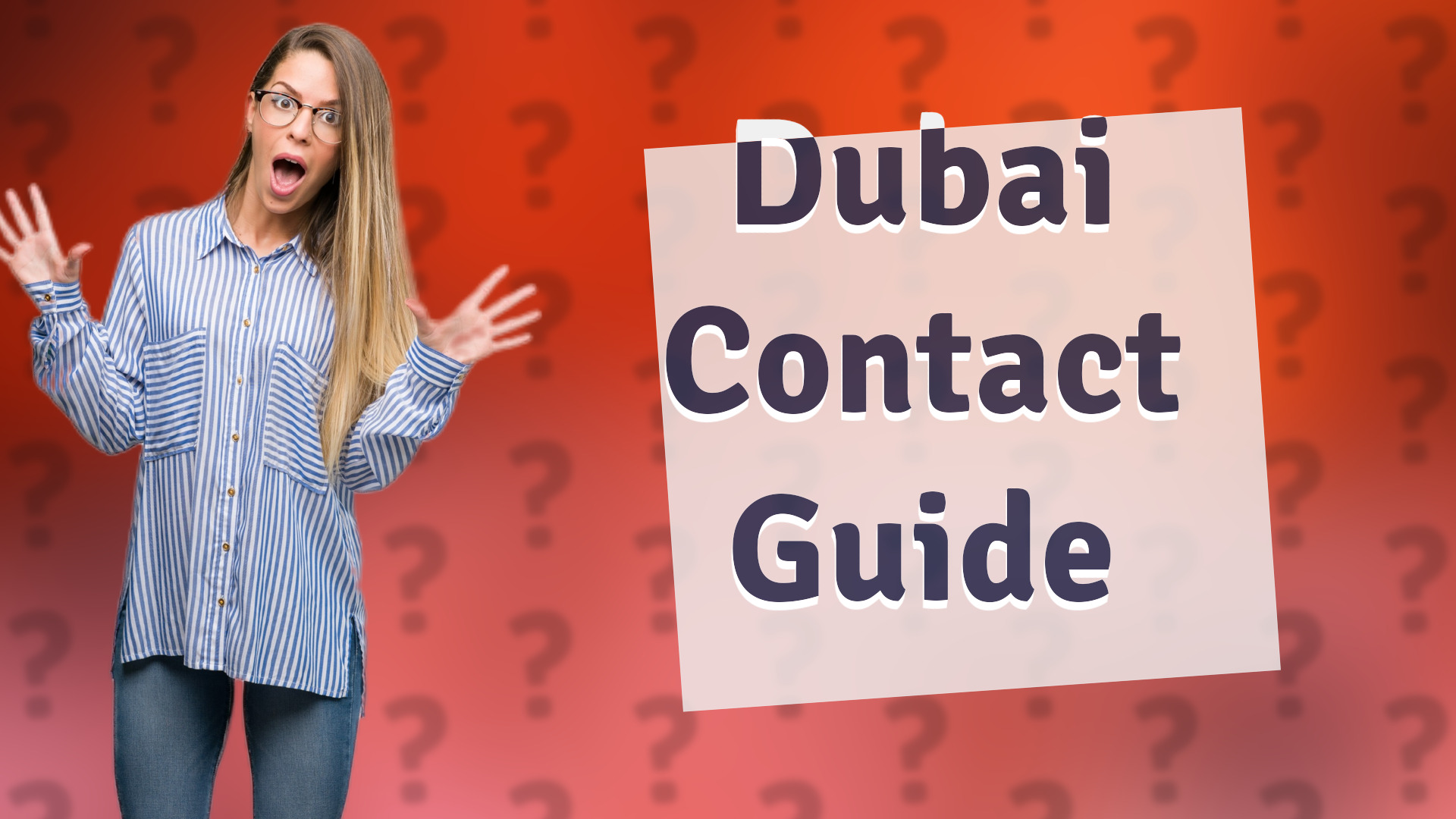 Dubai Contact Guide