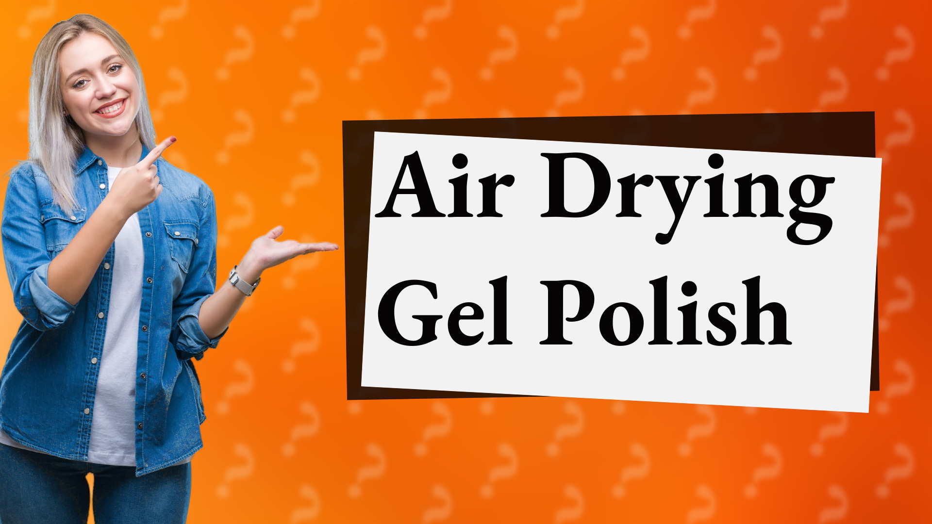 Air Drying Gel Polish