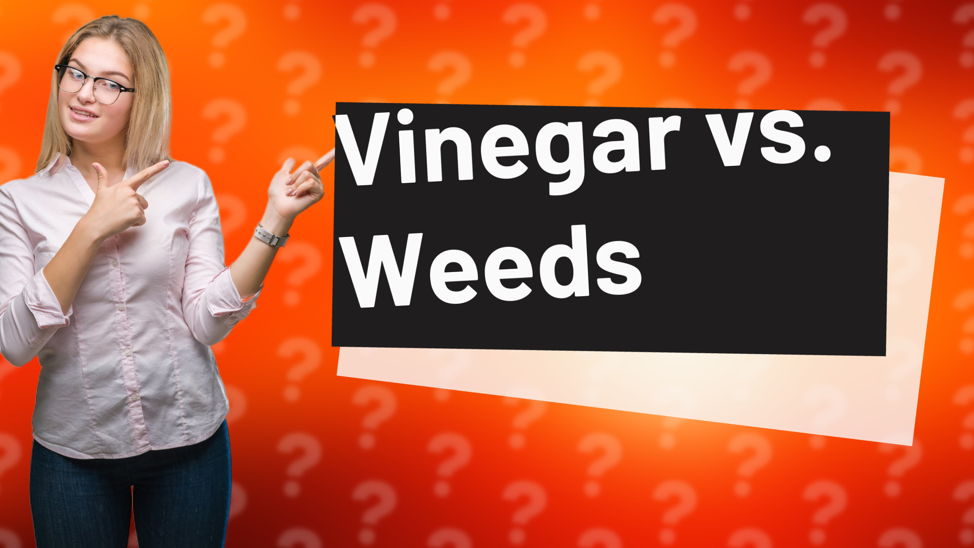 Vinegar vs. Weeds