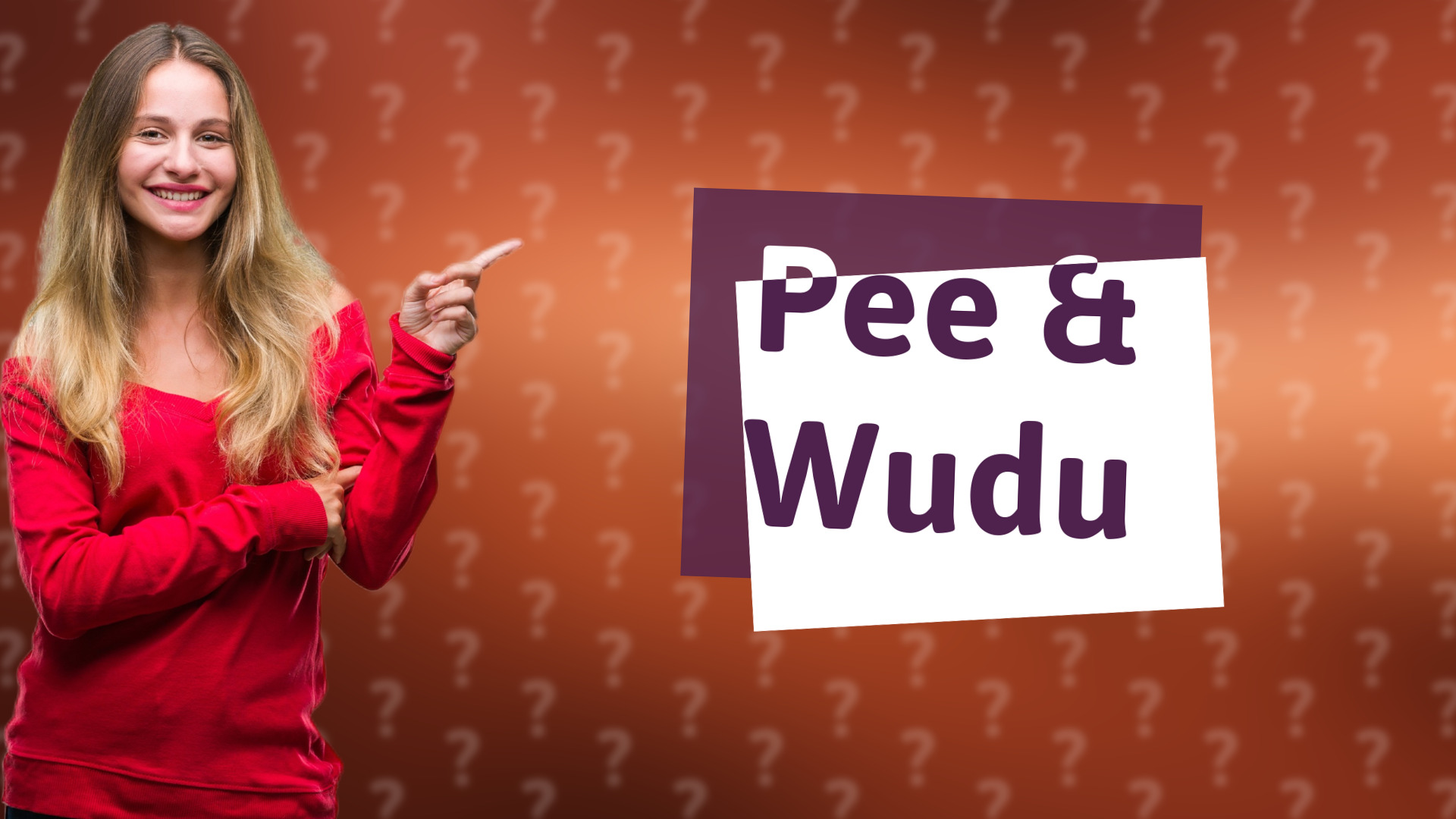 Pee & Wudu