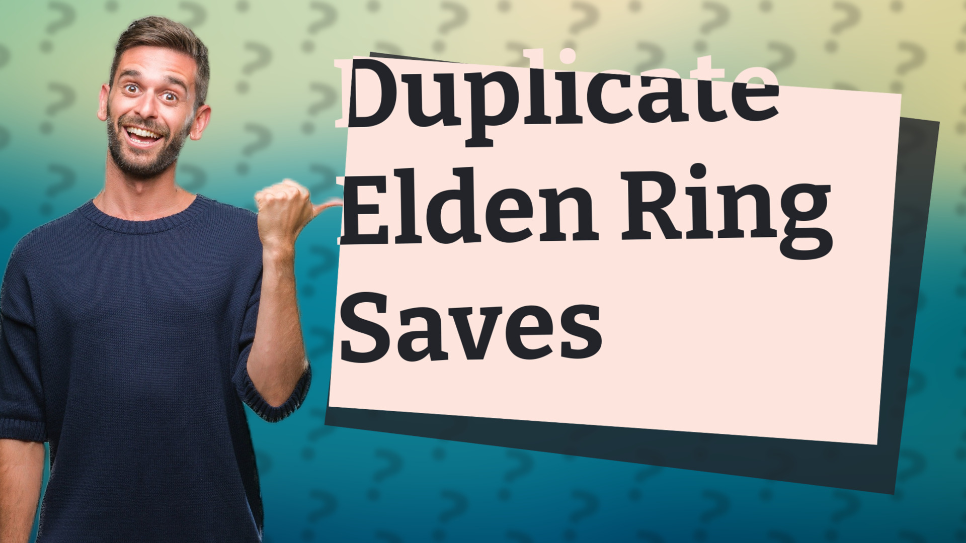 Duplicate Elden Ring Saves