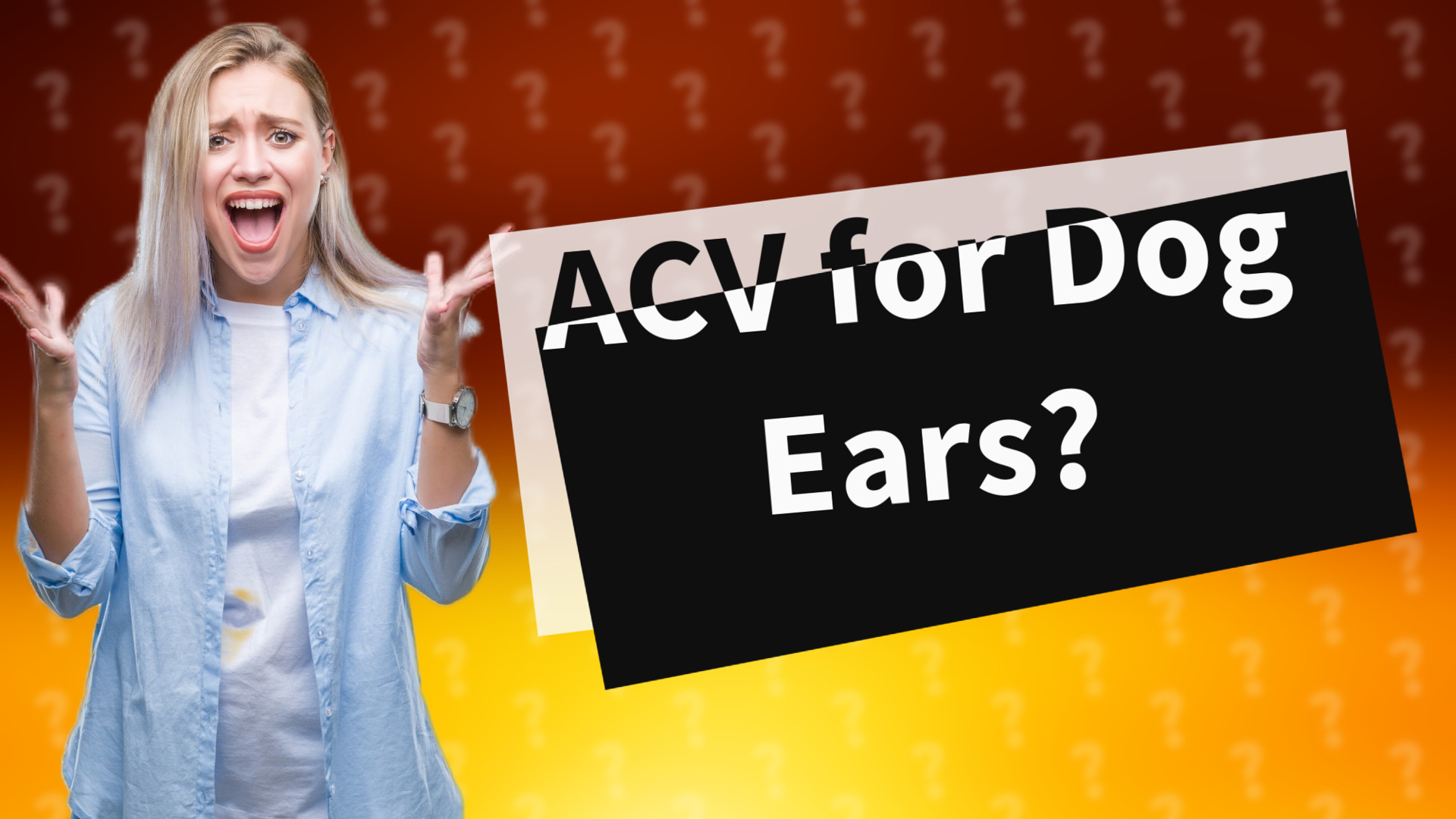 ACV for Dog Ears?