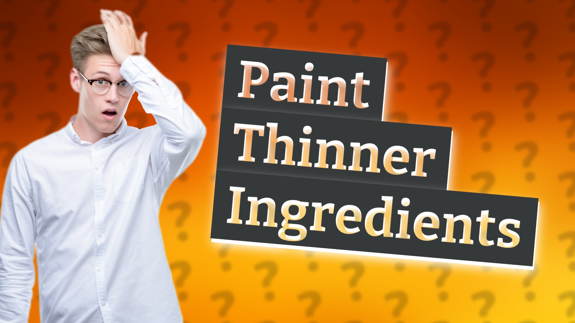 Paint Thinner Ingredients