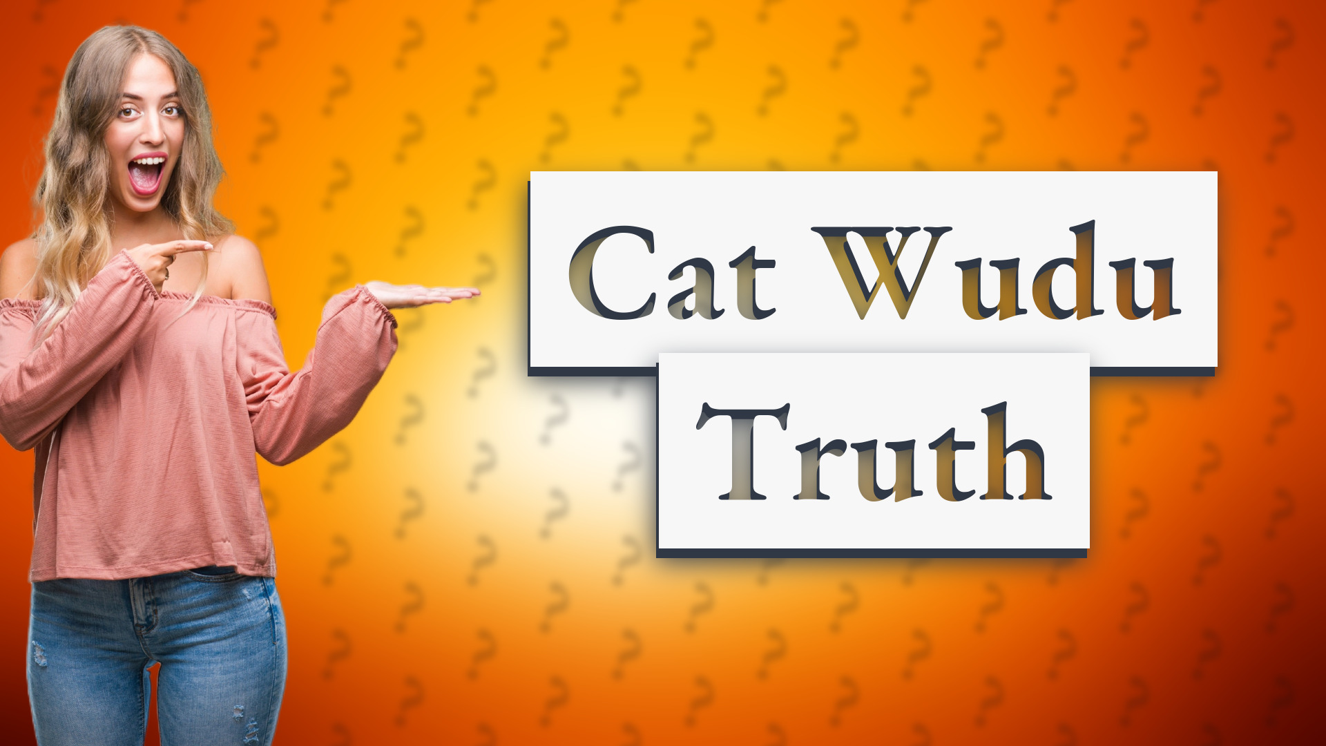 Cat Wudu Truth