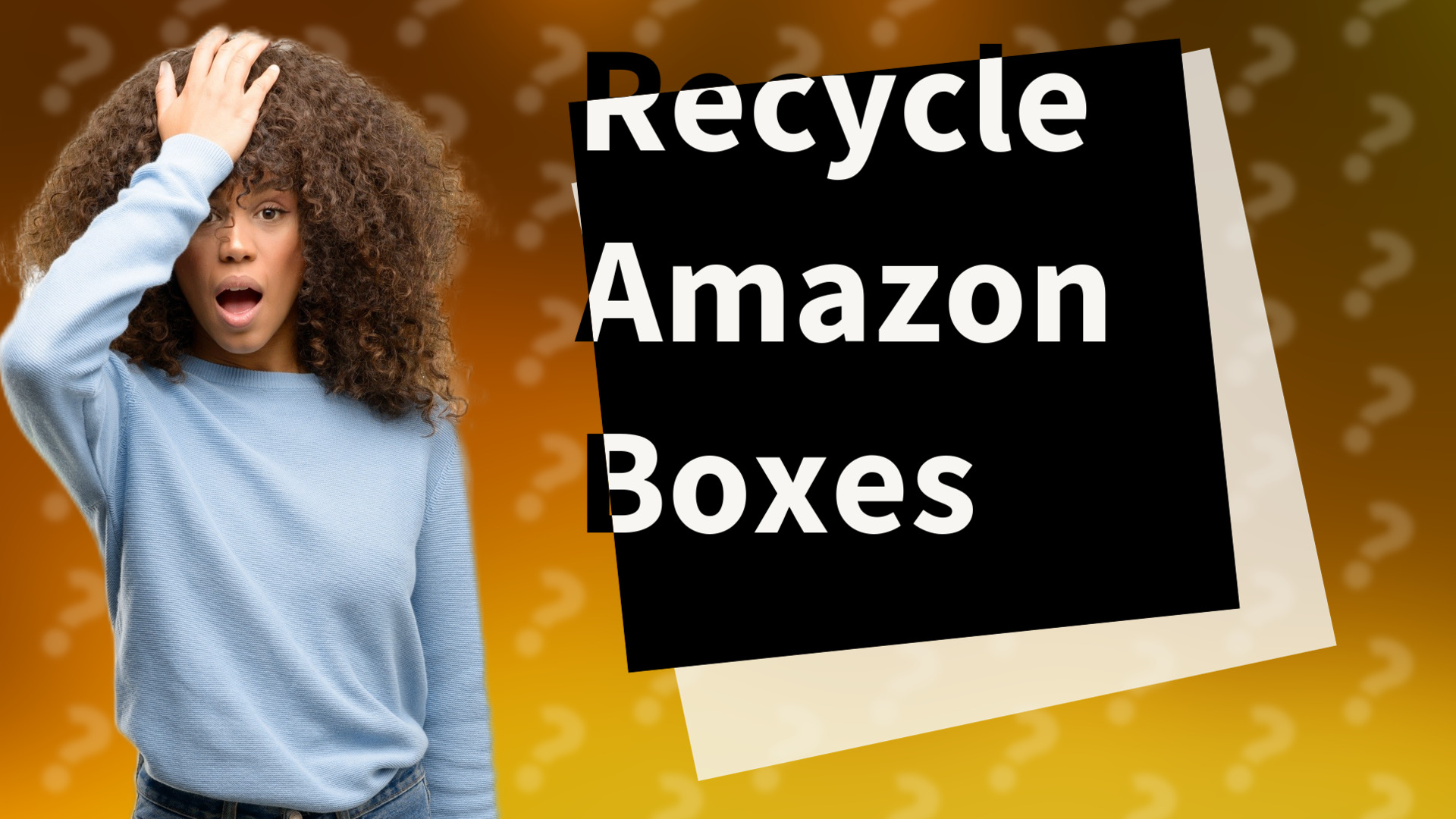 Recycle Amazon Boxes