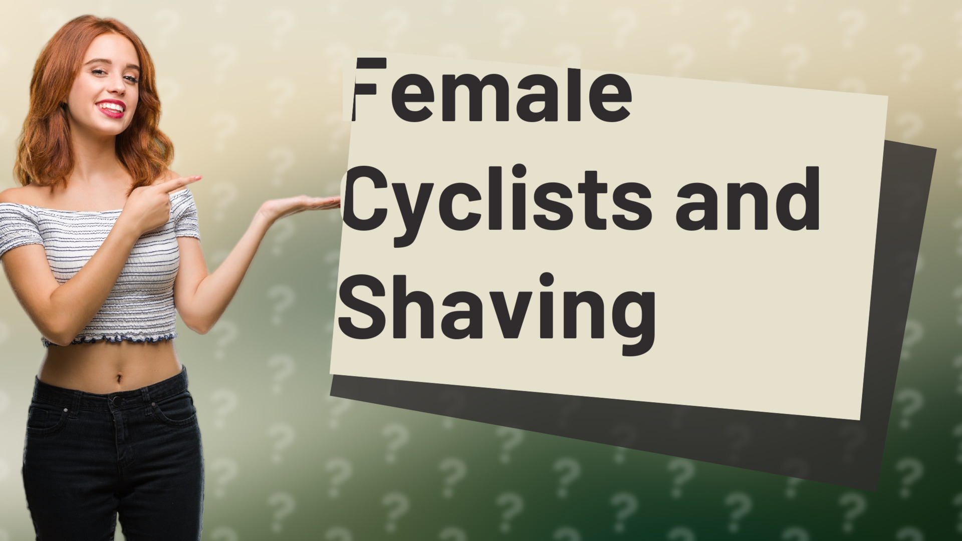 Female Cyclists and Shaving