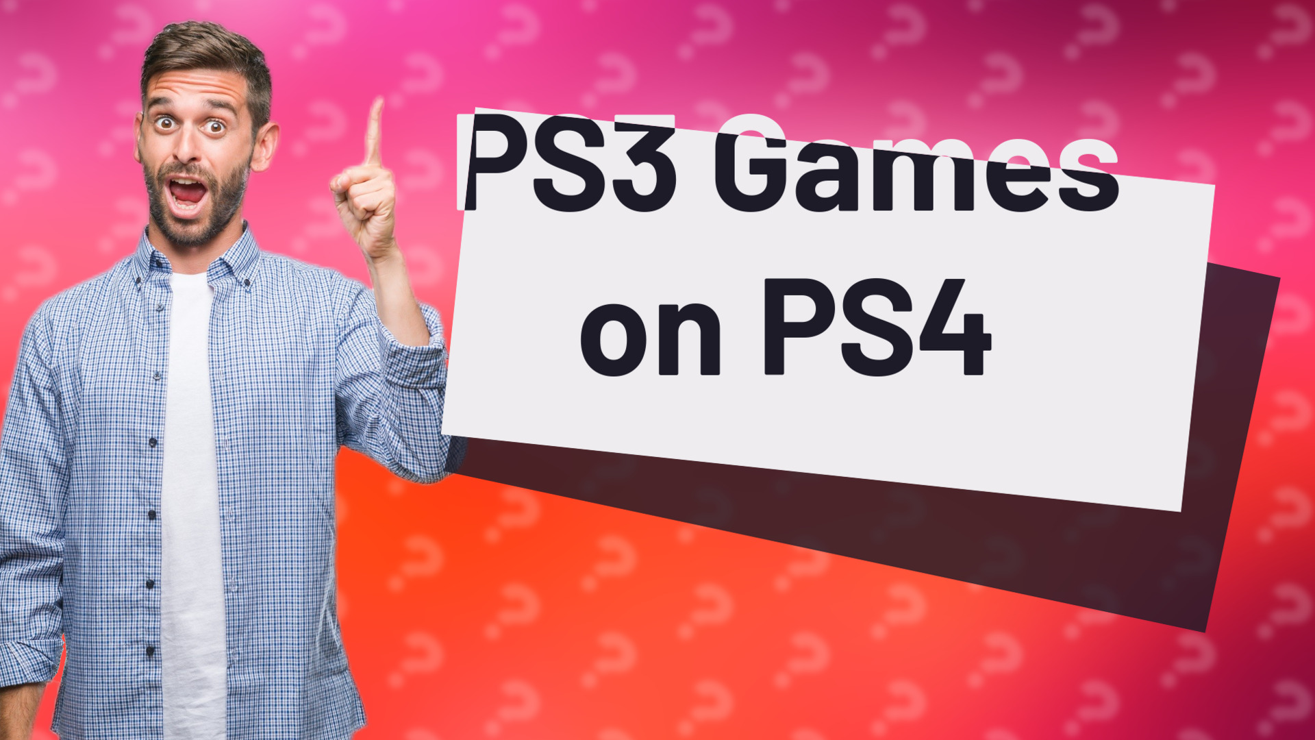 PS3 Games on PS4