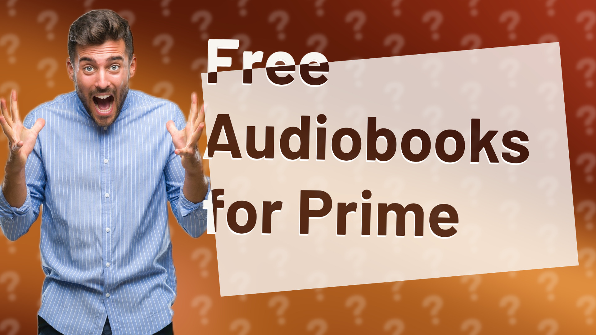 Free Audiobooks for Prime