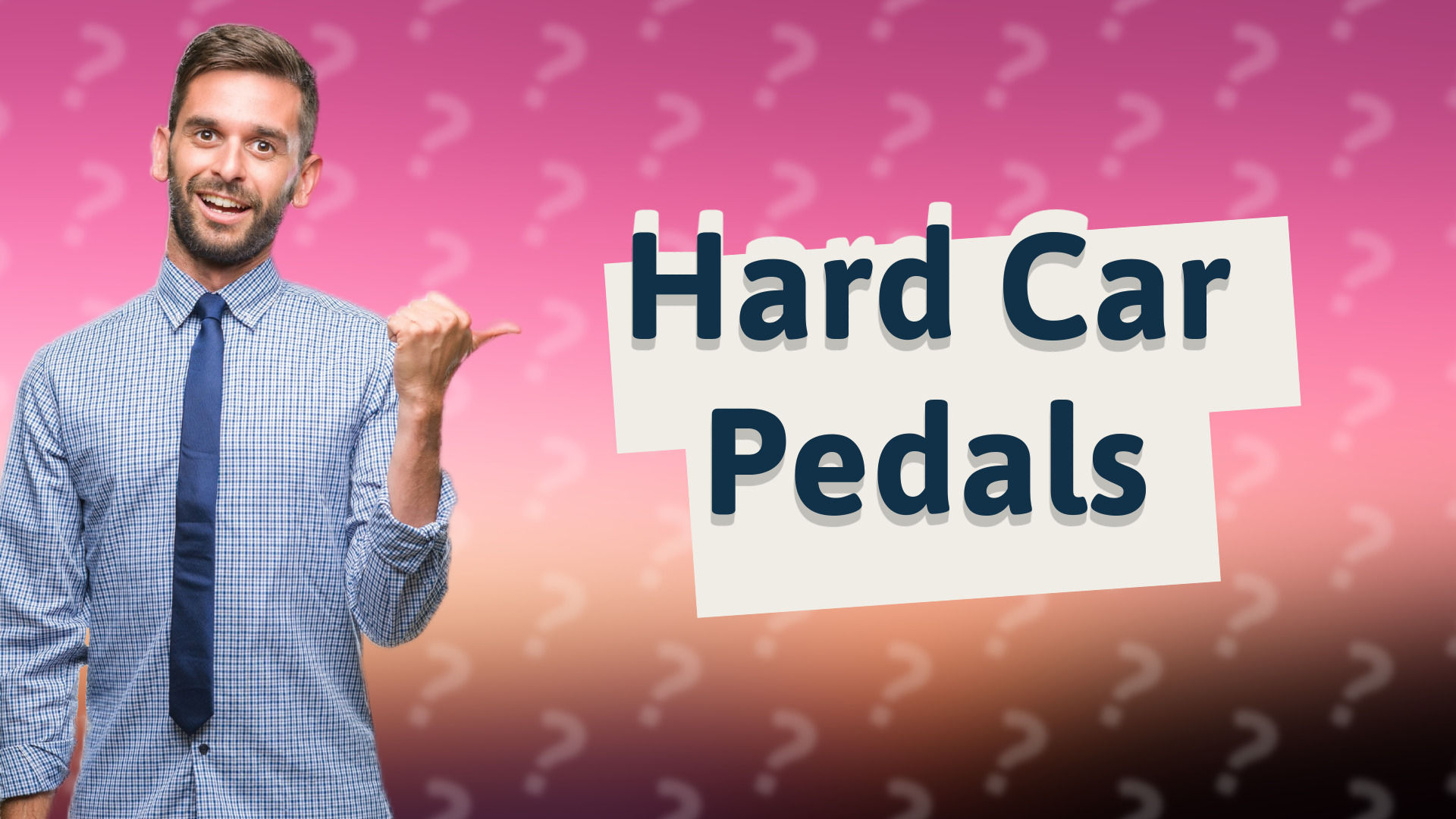 Hard Car Pedals