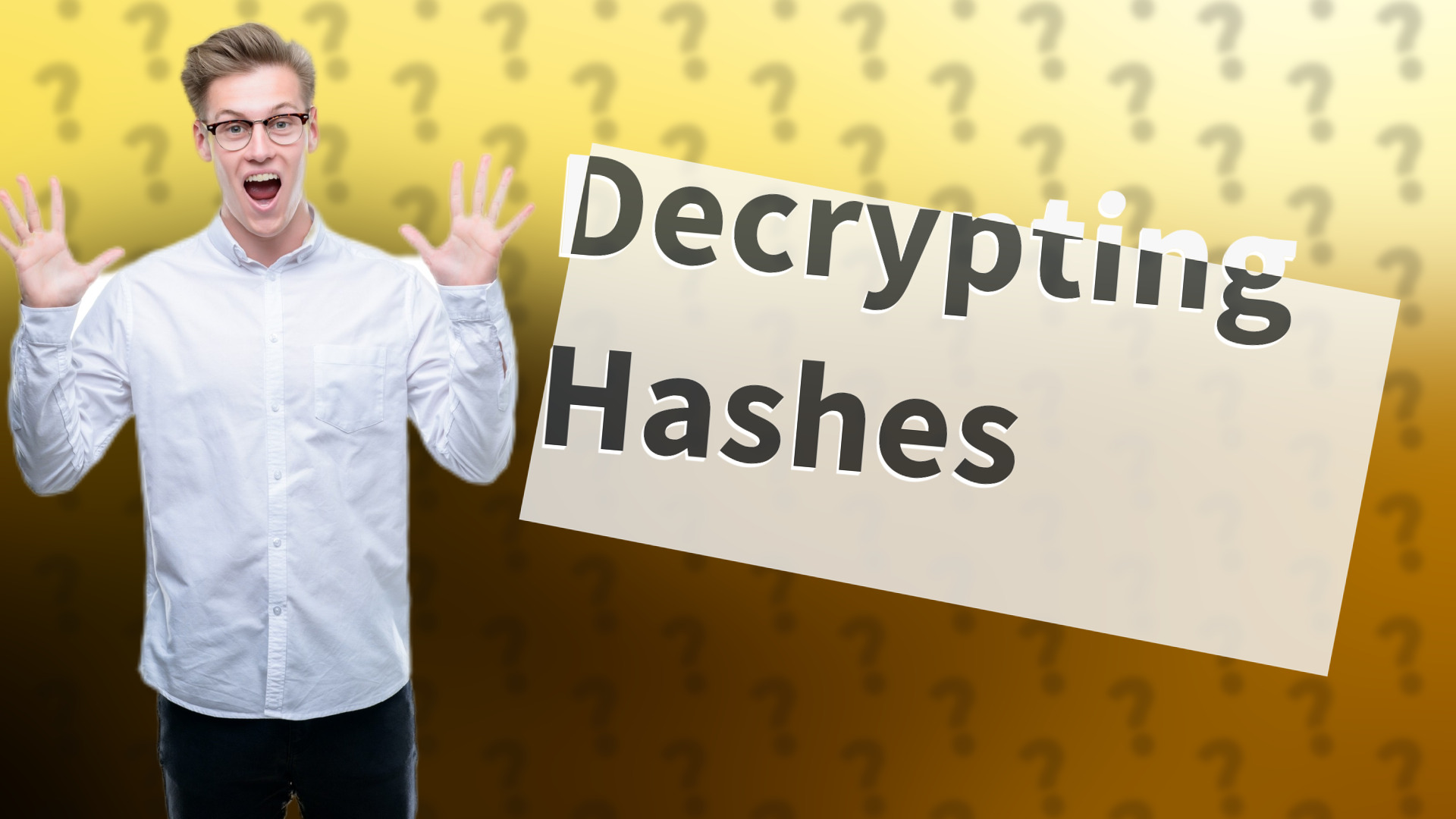 Decrypting Hashes
