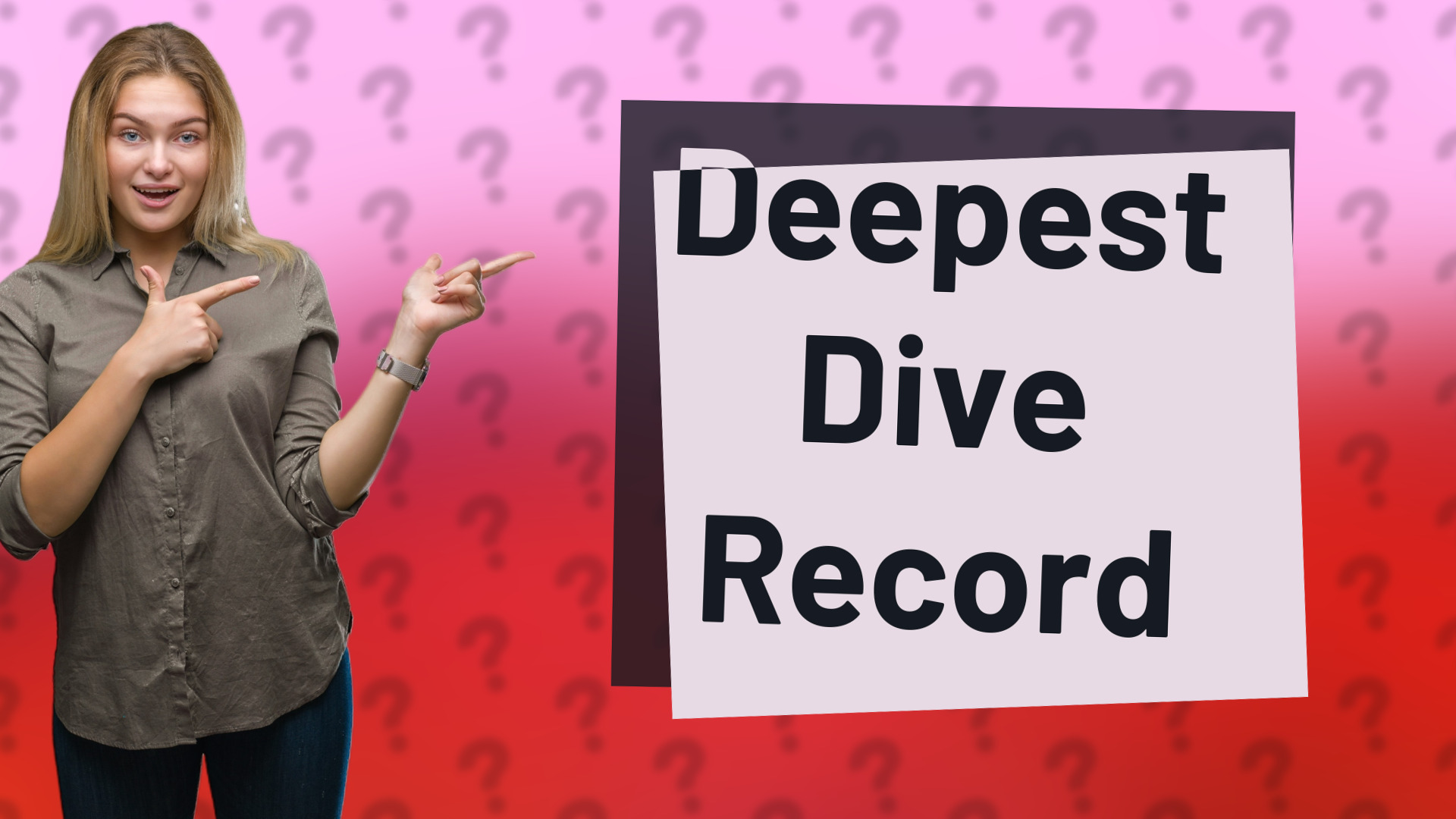 Deepest Dive Record