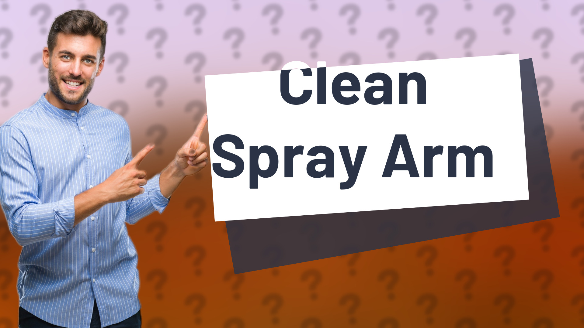 Clean Spray Arm