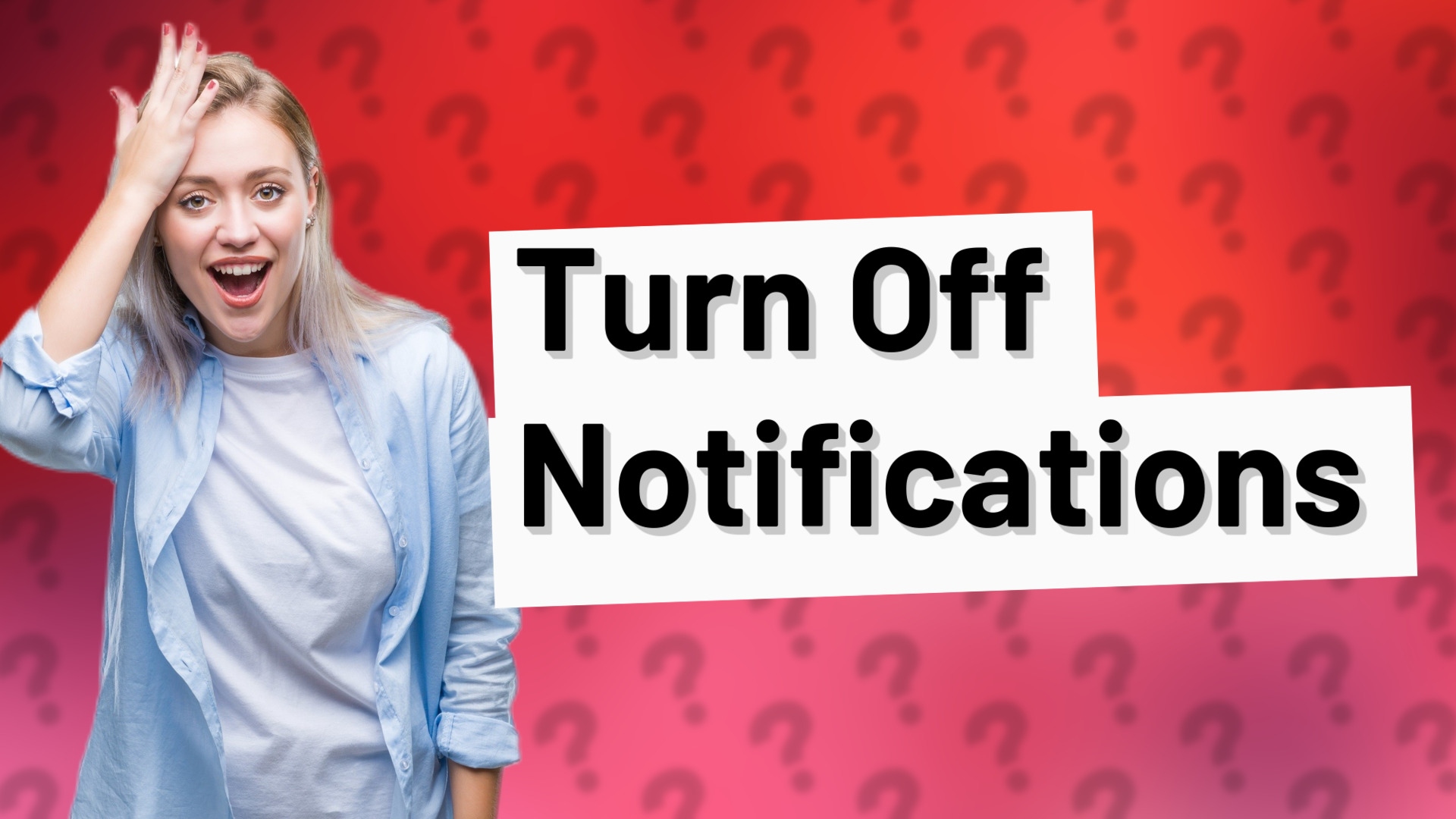 Turn Off Notifications