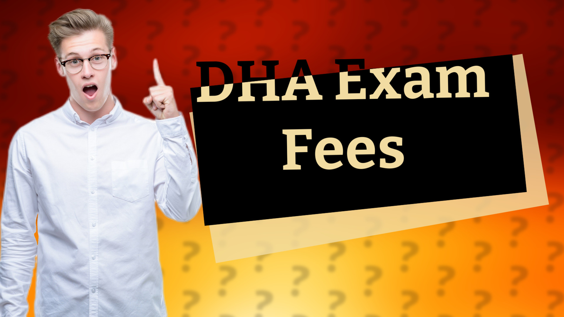 DHA Exam Fees