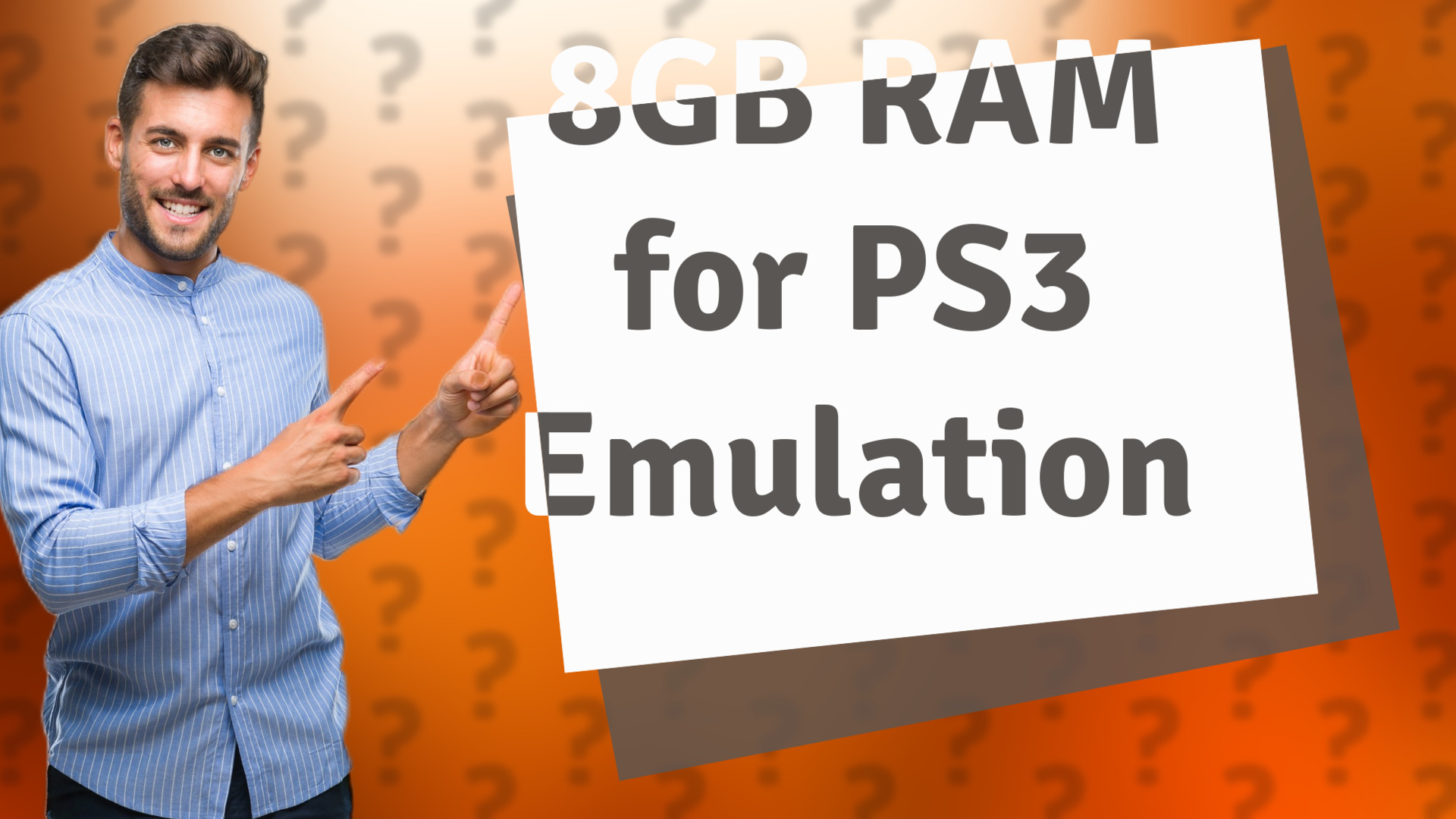 8GB RAM for PS3 Emulation