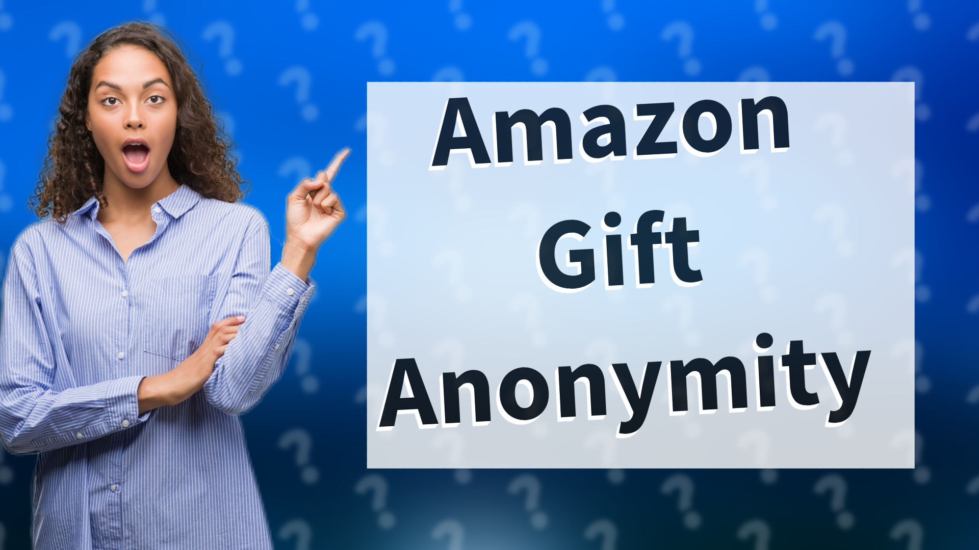 Amazon Gift Anonymity